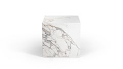 STONE VALLEY - End Table - GEMA - Calacatta Oro Marble - Cubic