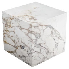 STONE VALLEY - End Table - GEMA - Calacatta Oro Marble - Cubic