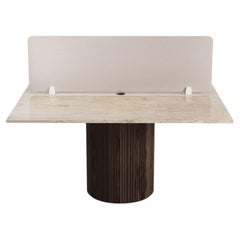 STONE VALLEY Working Desk – Escalerion – Crema marble - Square