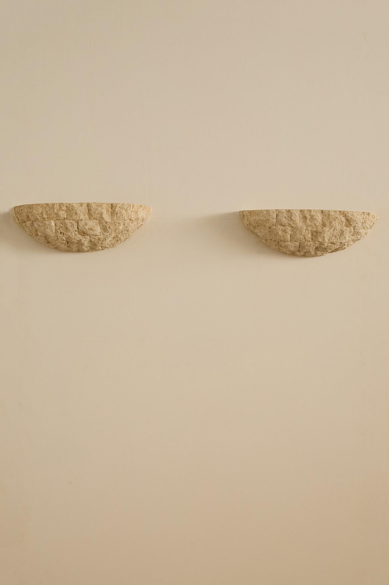 Italian Stone Wall Lights For Sale