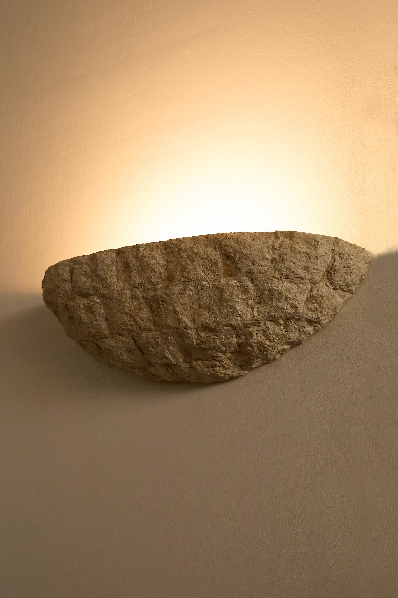 Travertine Stone Wall Lights For Sale