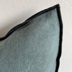 Stone Wash French Linen Accent Pillow