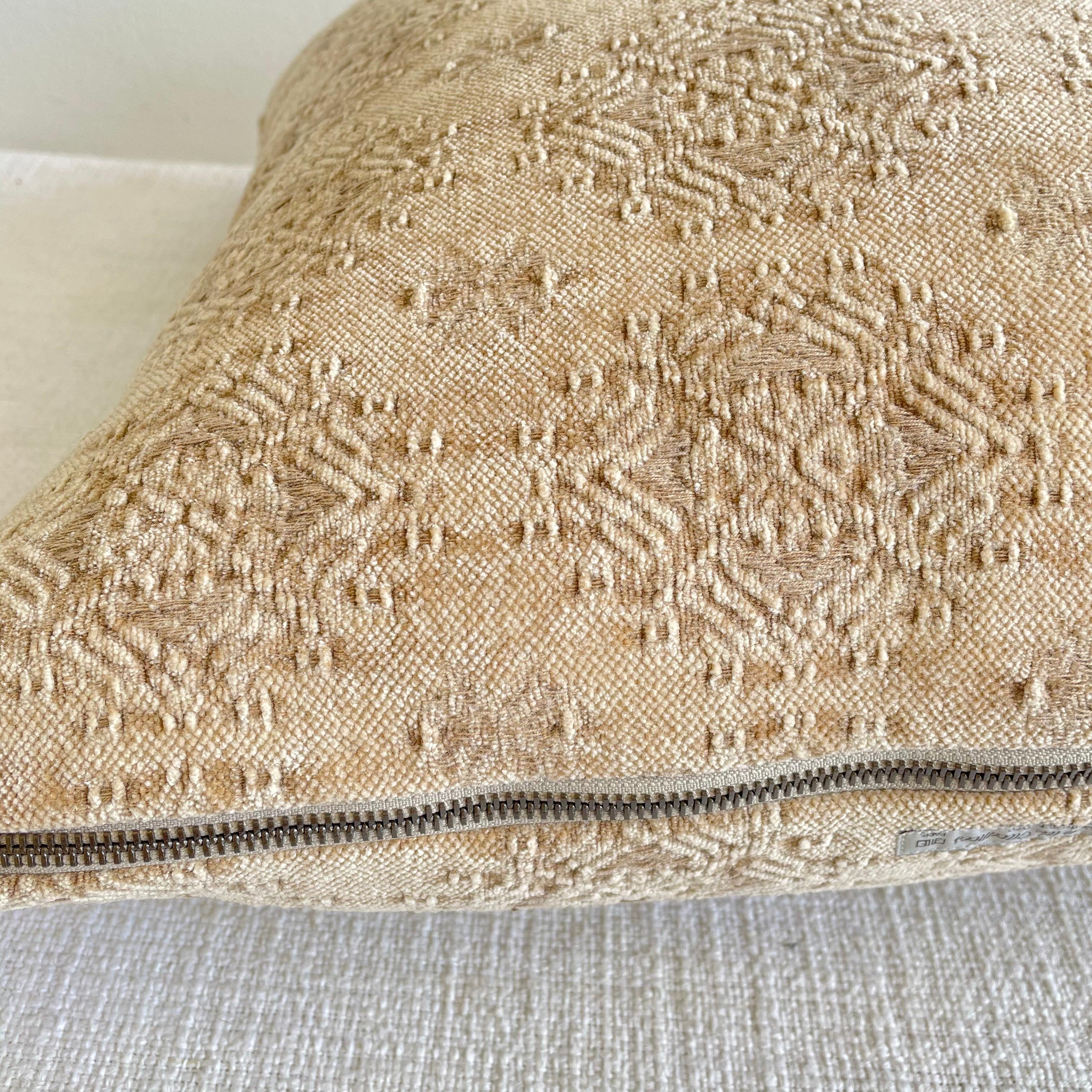 Stone Washed Jacquard French Accent Pillow 1