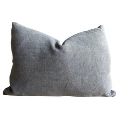 Cuscino lombare in lino Stone Washed con inserto in piuma d'oca