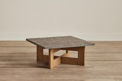 Stone & Wood Coffee Table