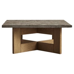 Stone & Wood Coffee Table