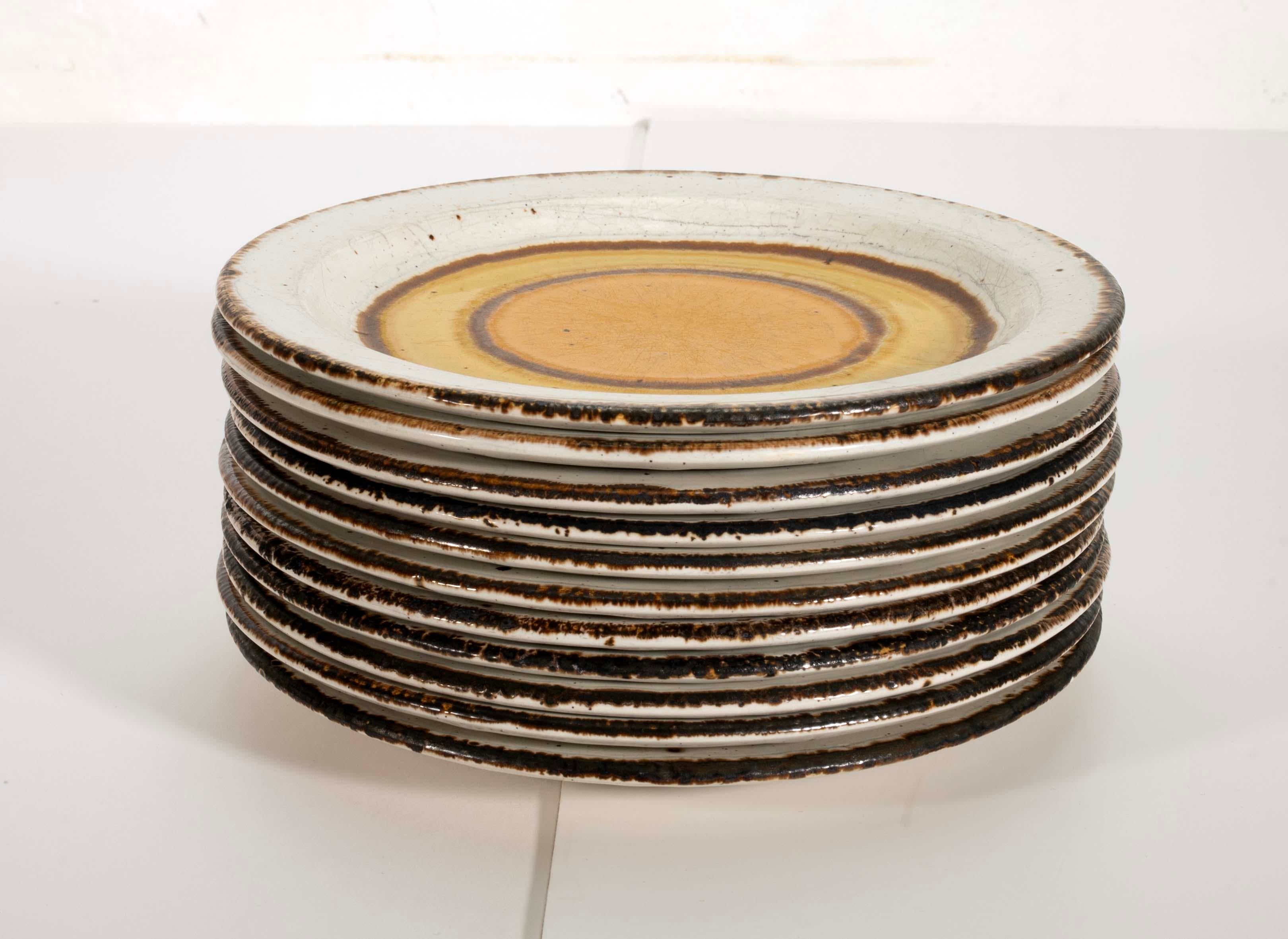 20th Century Stonehenge Mid Winter Sun Vintage Dinnerware Set of 33 Mid Century Modern
