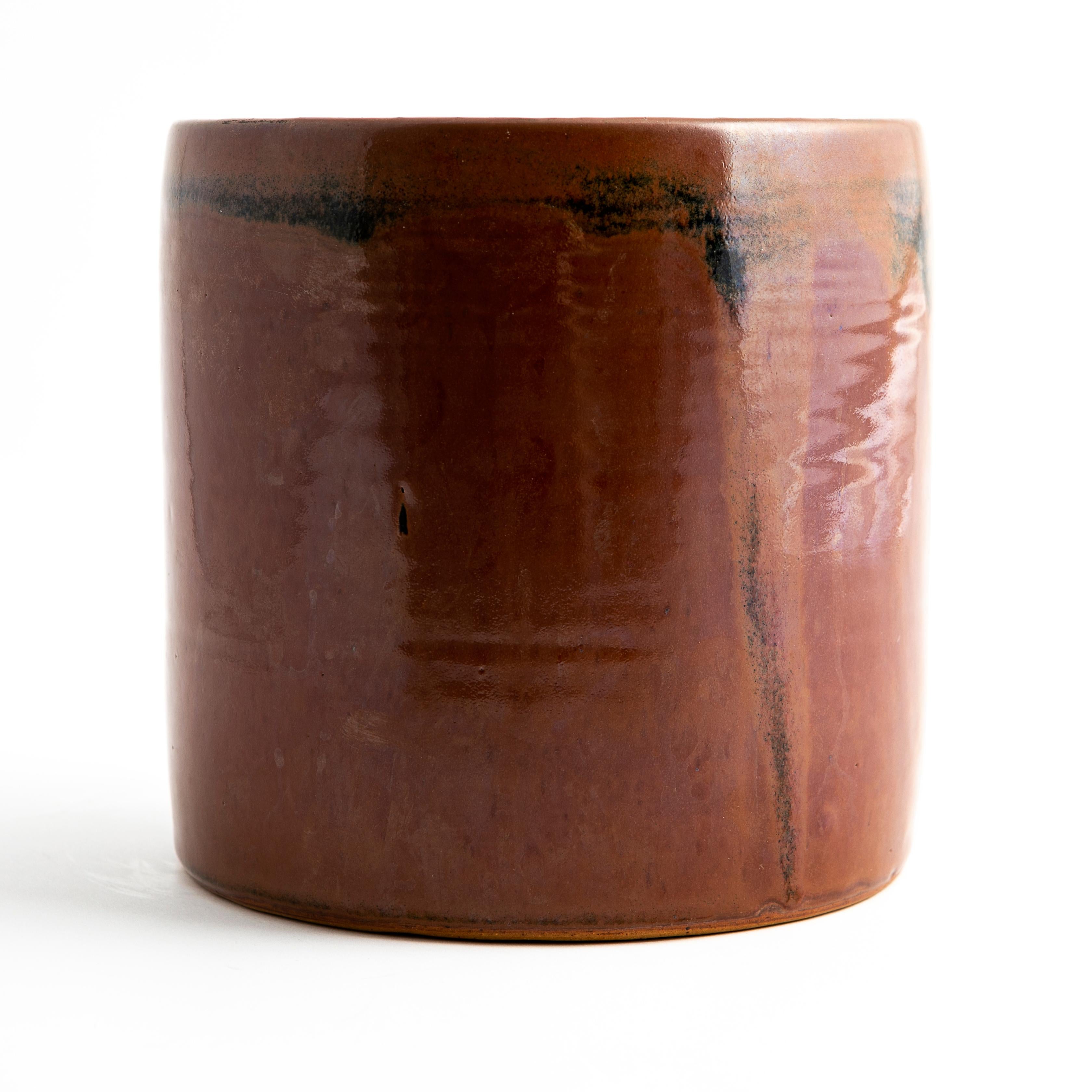 Danish Stonevare Vase by Jacob Bang For Sale