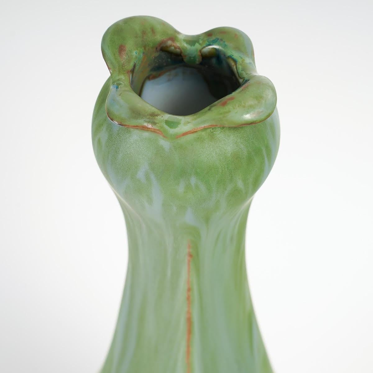 Stoneware and Gilt Bronze Art Nouveau Vase by Paul Louchet . For Sale 1