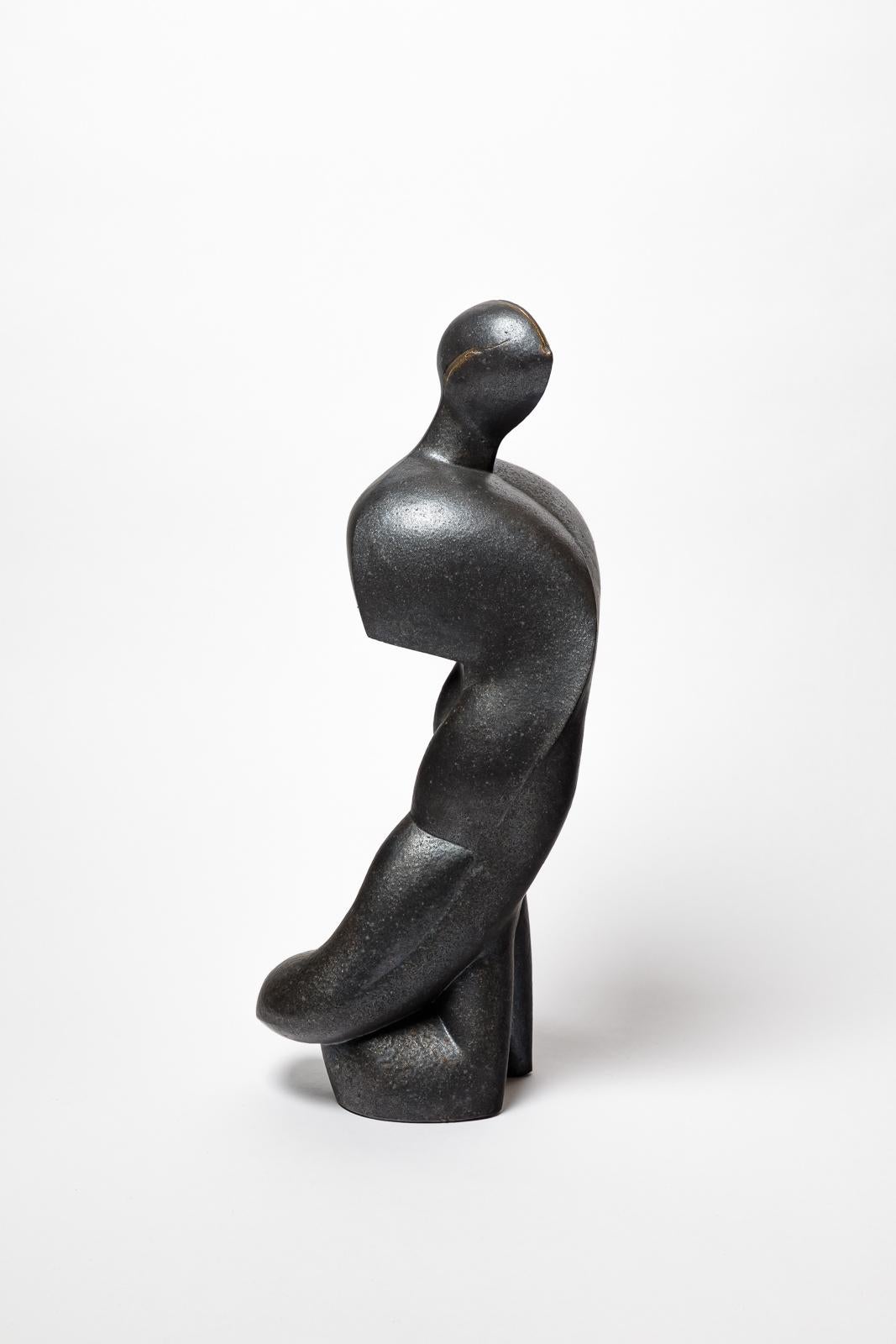 Beaux-Arts Scultura in gres e ossidi intitolata 