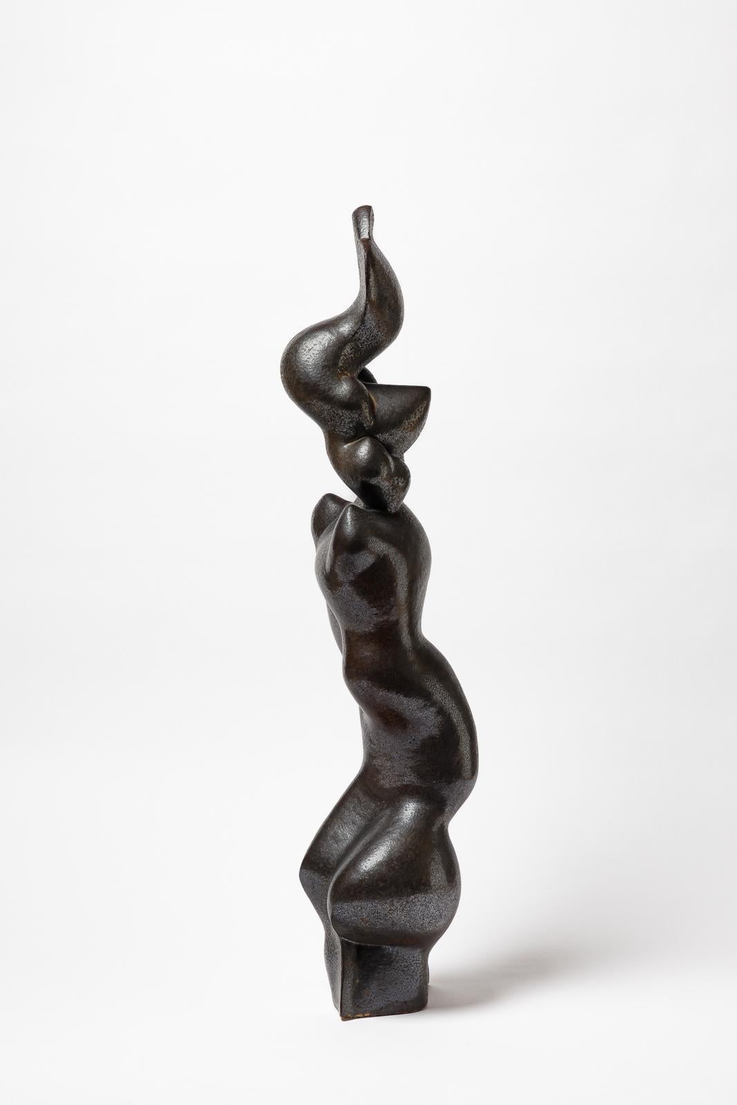 XXI secolo e contemporaneo Scultura in gres e ossidi intitolata 