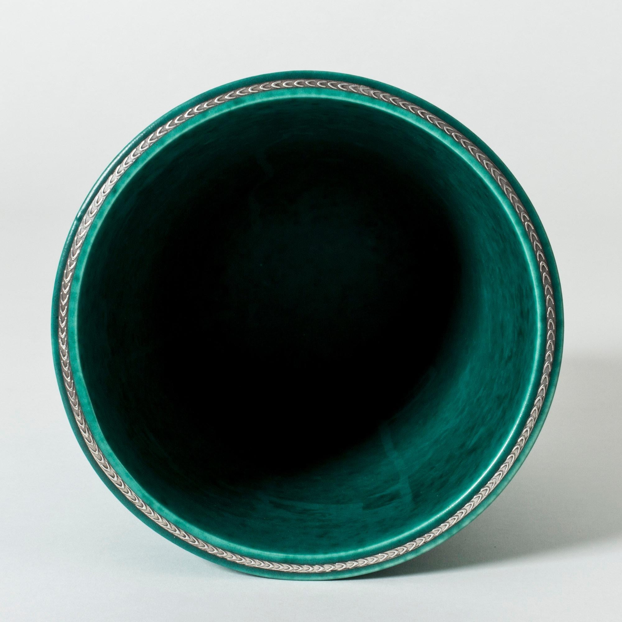 Stoneware “Argenta” Vase by Wilhelm Kåge 1