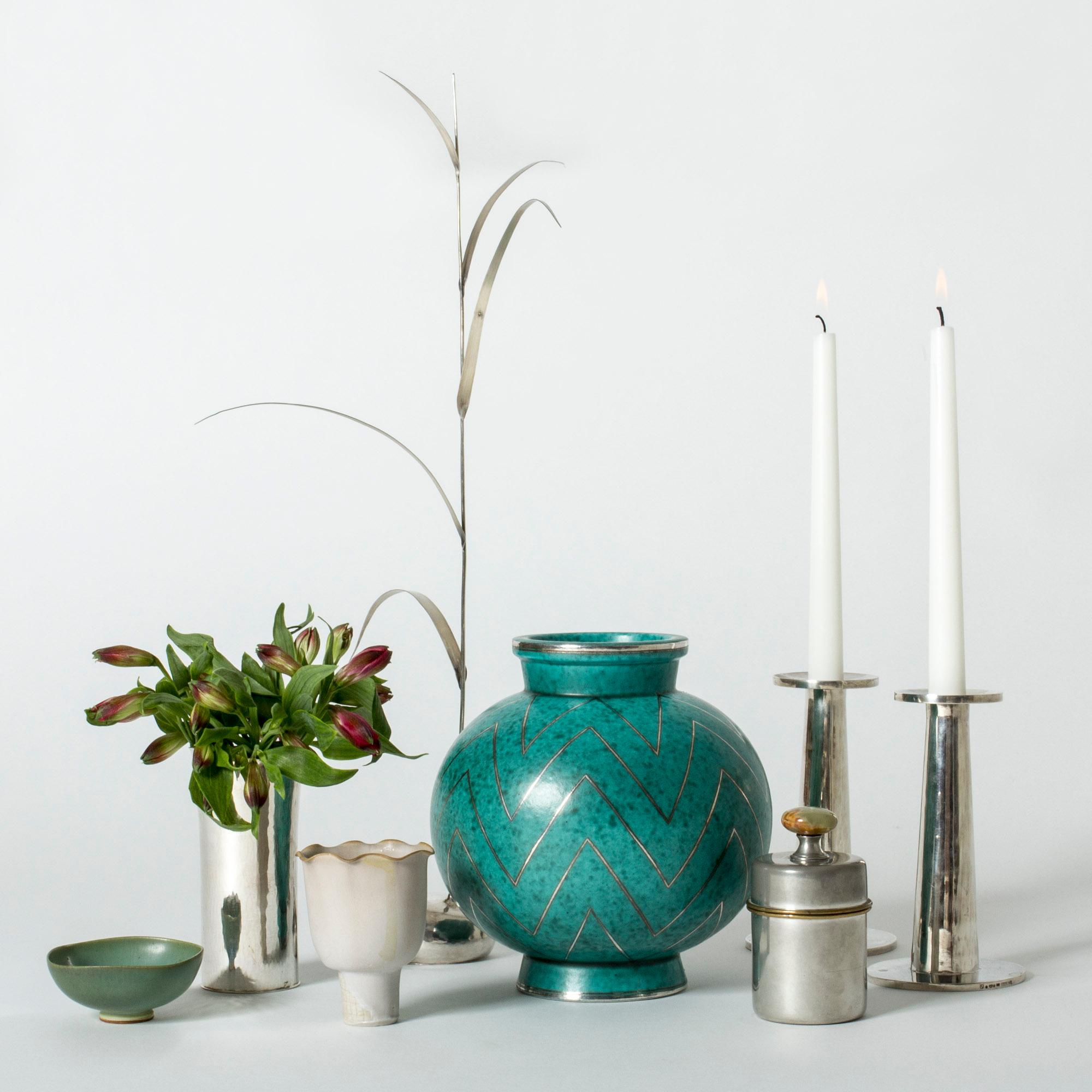 Stoneware “Argenta” Vase by Wilhelm Kåge 2