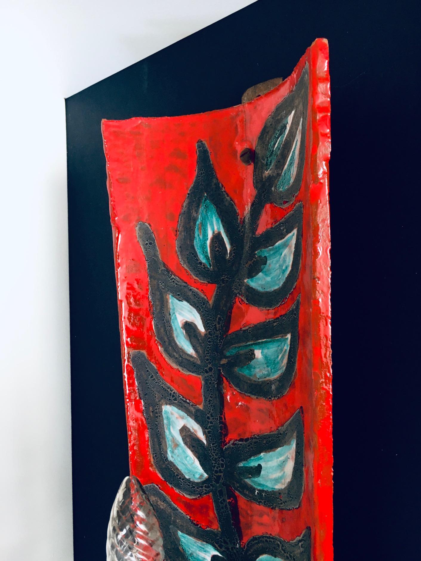 Grès Applique en grès, fabriquée par un artiste, France, années 1960 en vente