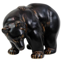 Steingut-Bär Modell 21519/237 1. Sorge von Knud Kyhn für Royal Copenhagen