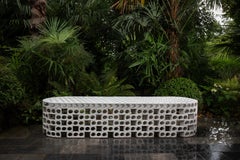 Steingutbank oder Couchtisch aus Steingut von Maarten Stuer, 2023