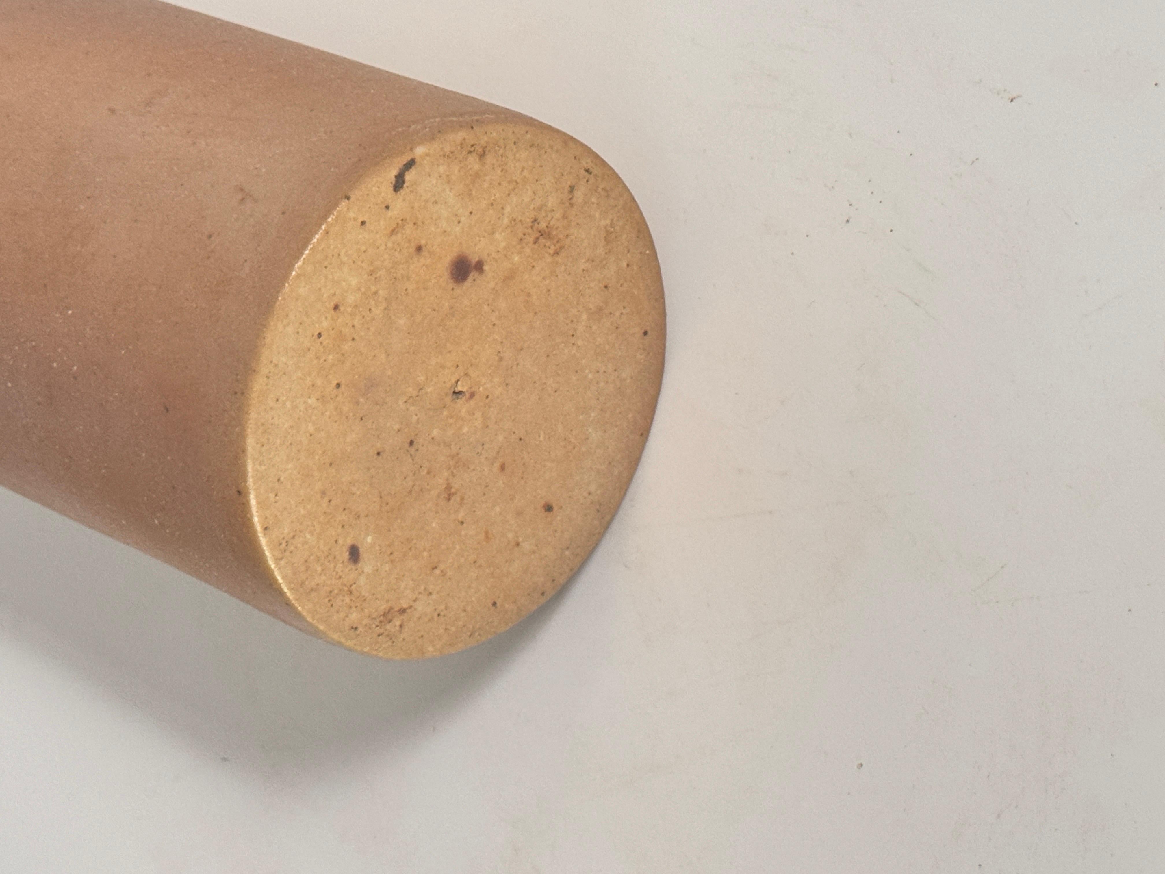 Stile provenzale Bottiglia o vaso in gres Colore marrone Francia XX secolo in vendita