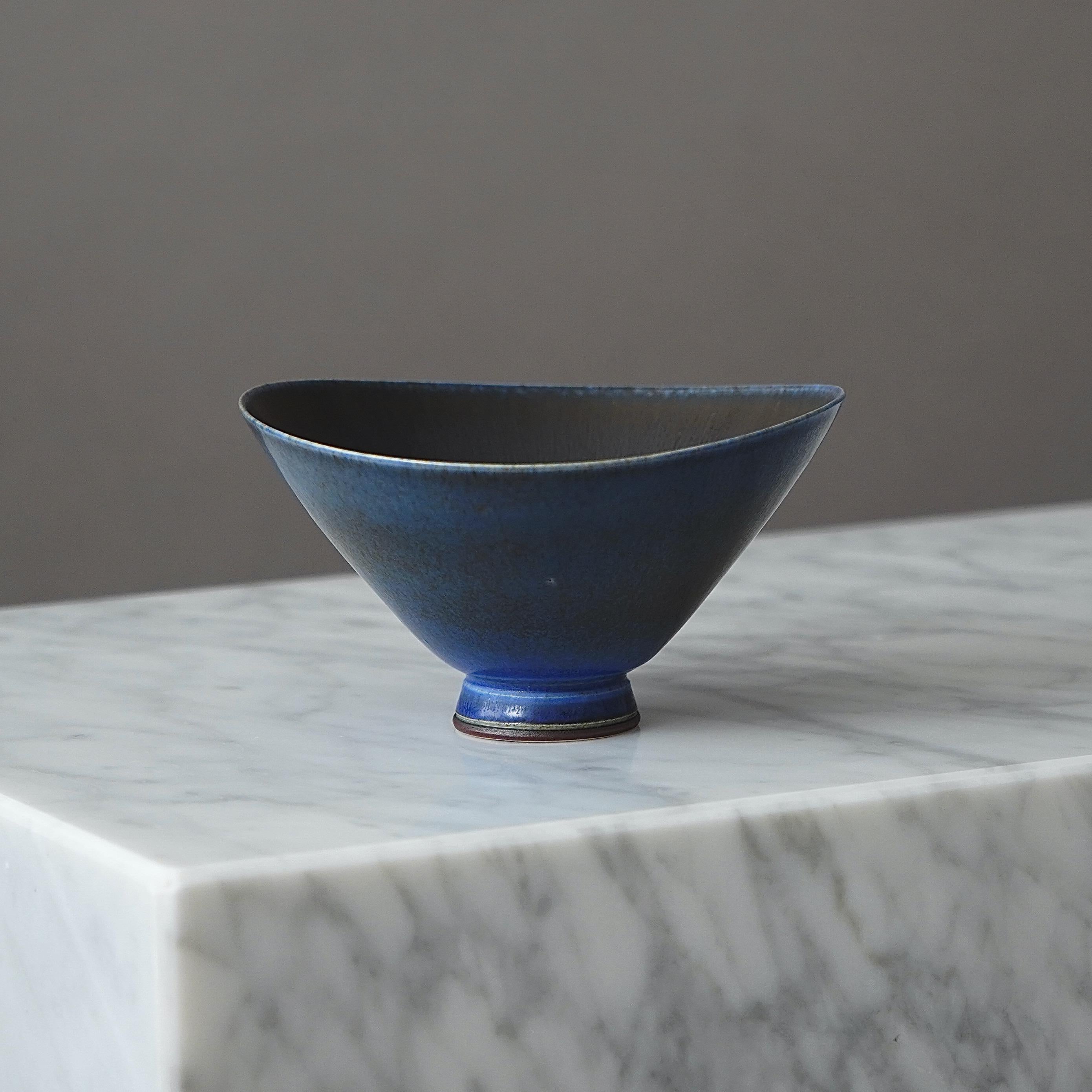 Ciotola in gres di Berndt Friberg per Gustavsberg Studio, Svezia, 1953 in vendita 3