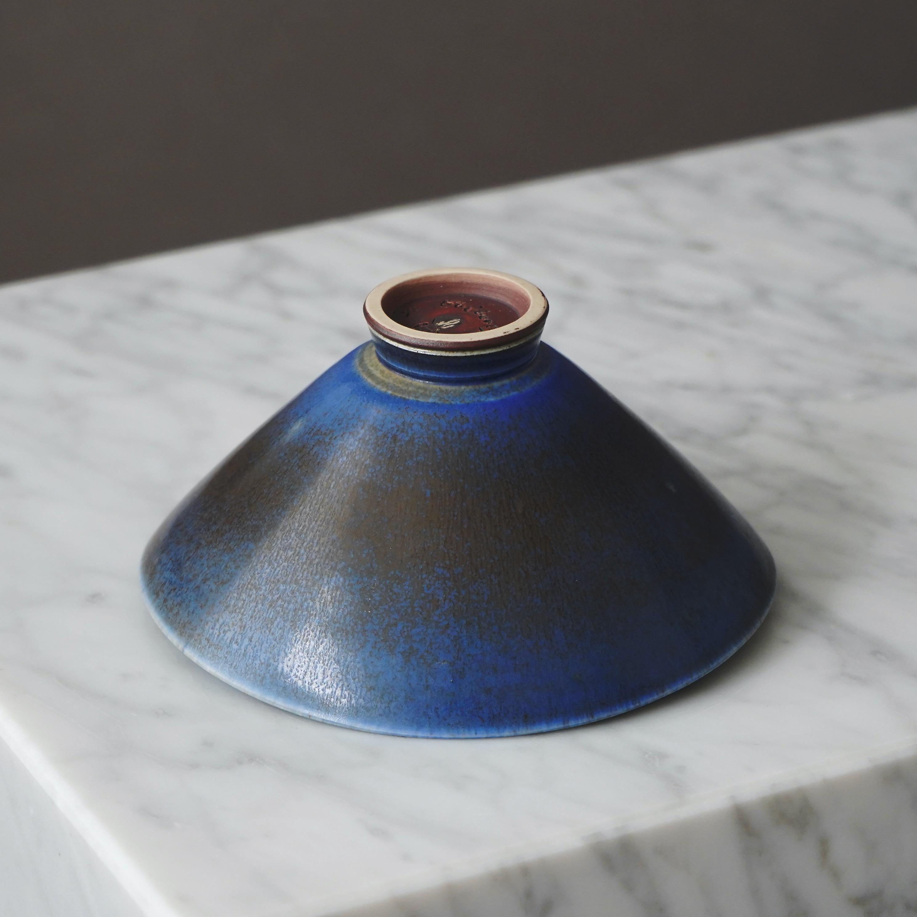 XX secolo Ciotola in gres di Berndt Friberg per Gustavsberg Studio, Svezia, 1953 in vendita