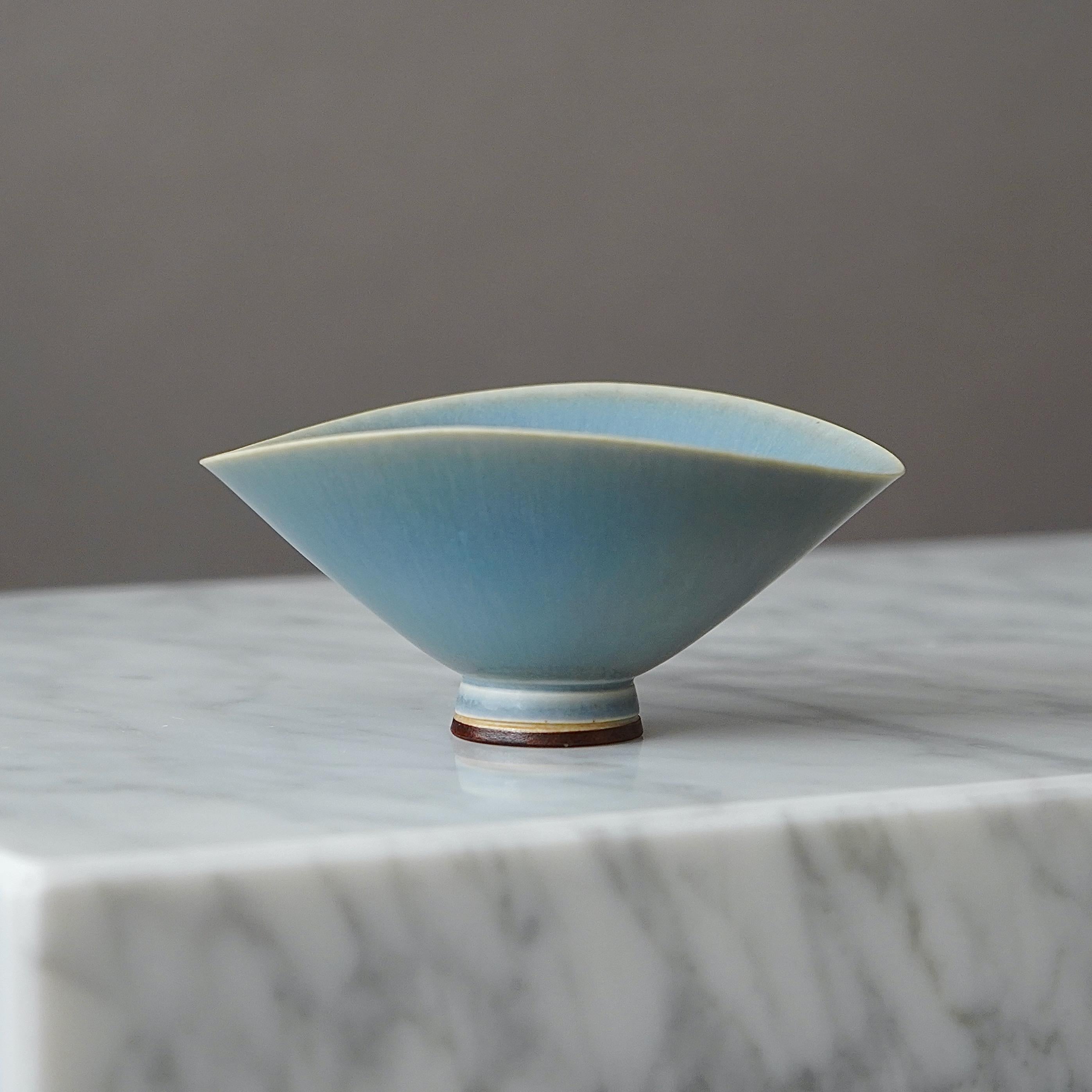 Ciotola in gres di Berndt Friberg per Gustavsberg Studio, Svezia, 1956 in vendita 3