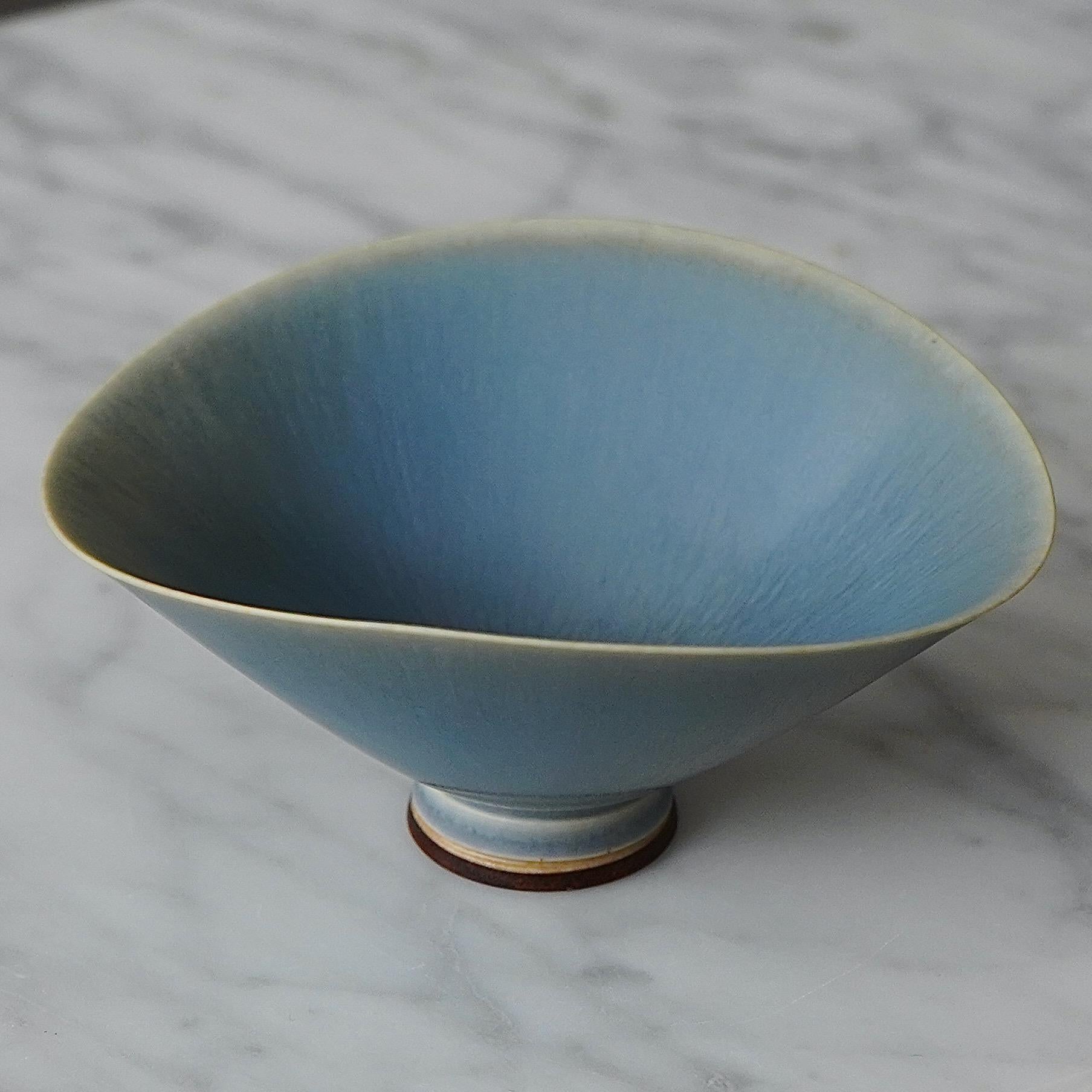 Ciotola in gres di Berndt Friberg per Gustavsberg Studio, Svezia, 1956 in vendita 4