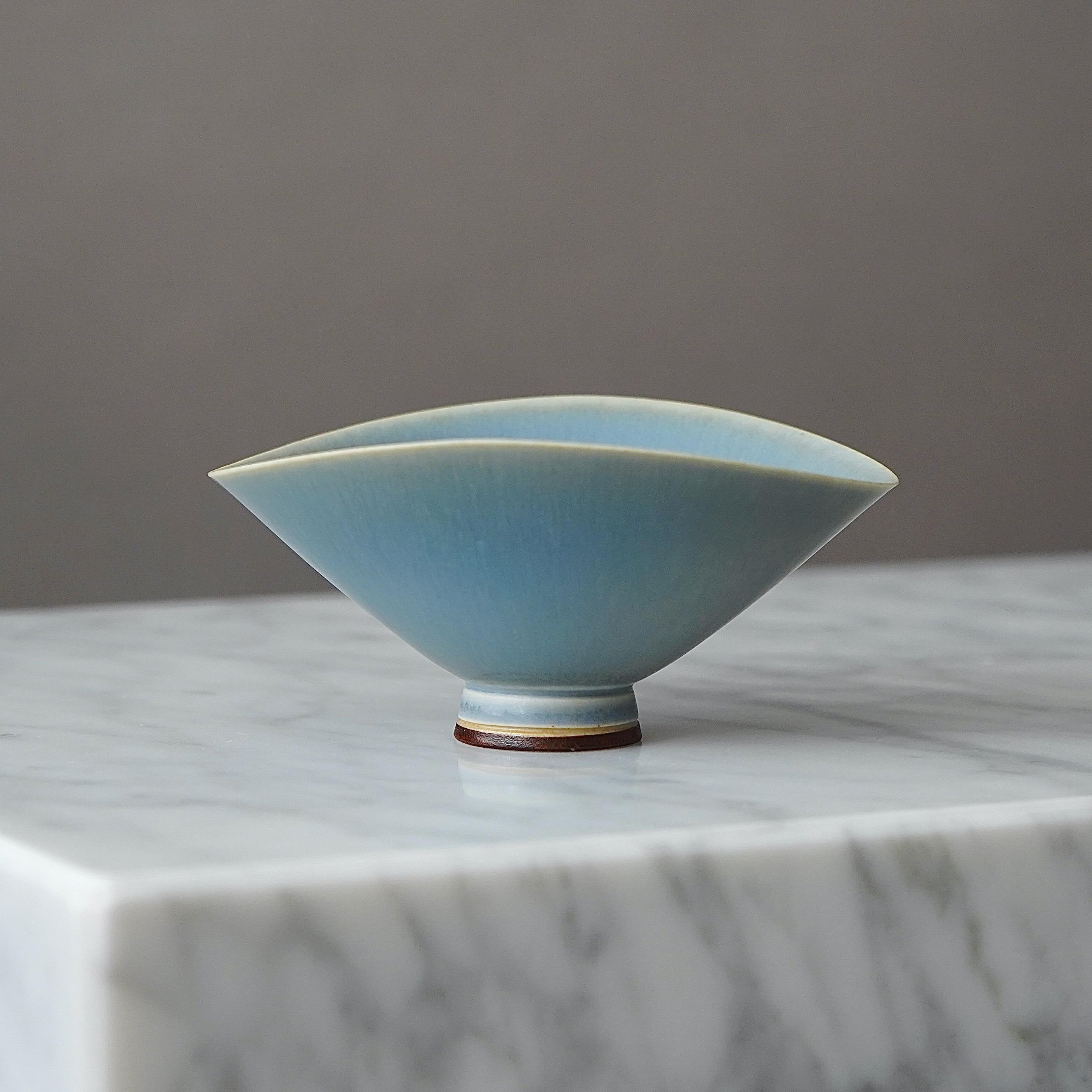Ciotola in gres di Berndt Friberg per Gustavsberg Studio, Svezia, 1956 in vendita 1