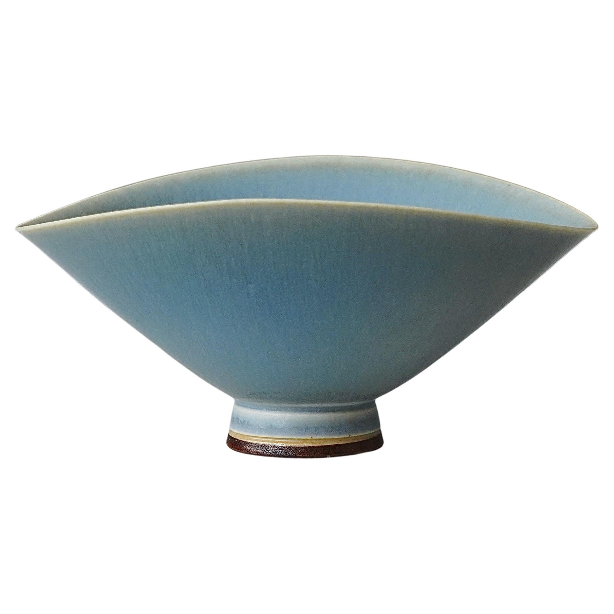 Steingutschale aus Steingut von Berndt Friberg für Gustavsberg Studio, Schweden, 1956
