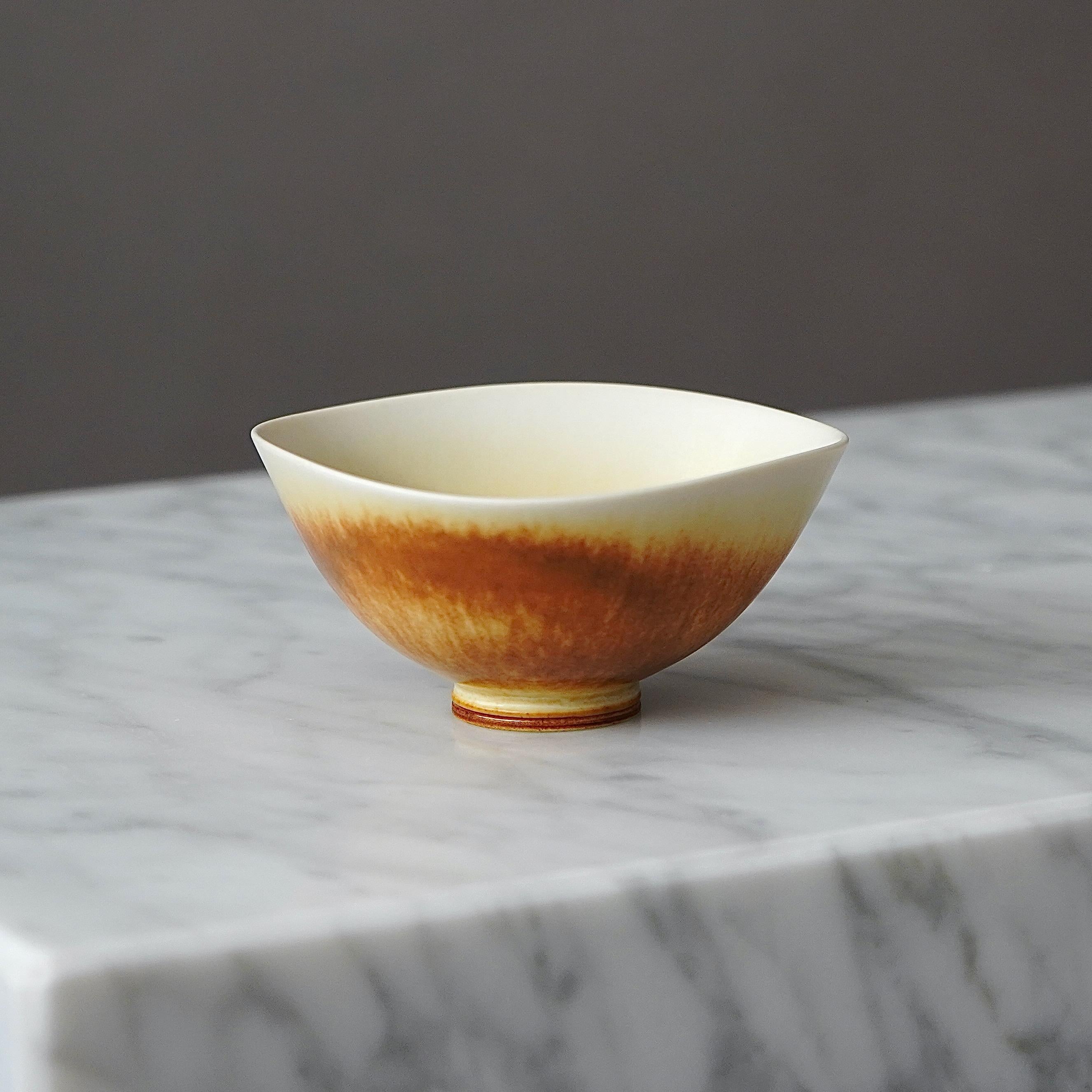 Ciotola in gres di Berndt Friberg per Gustavsberg Studio, Svezia, 1965 in vendita 2