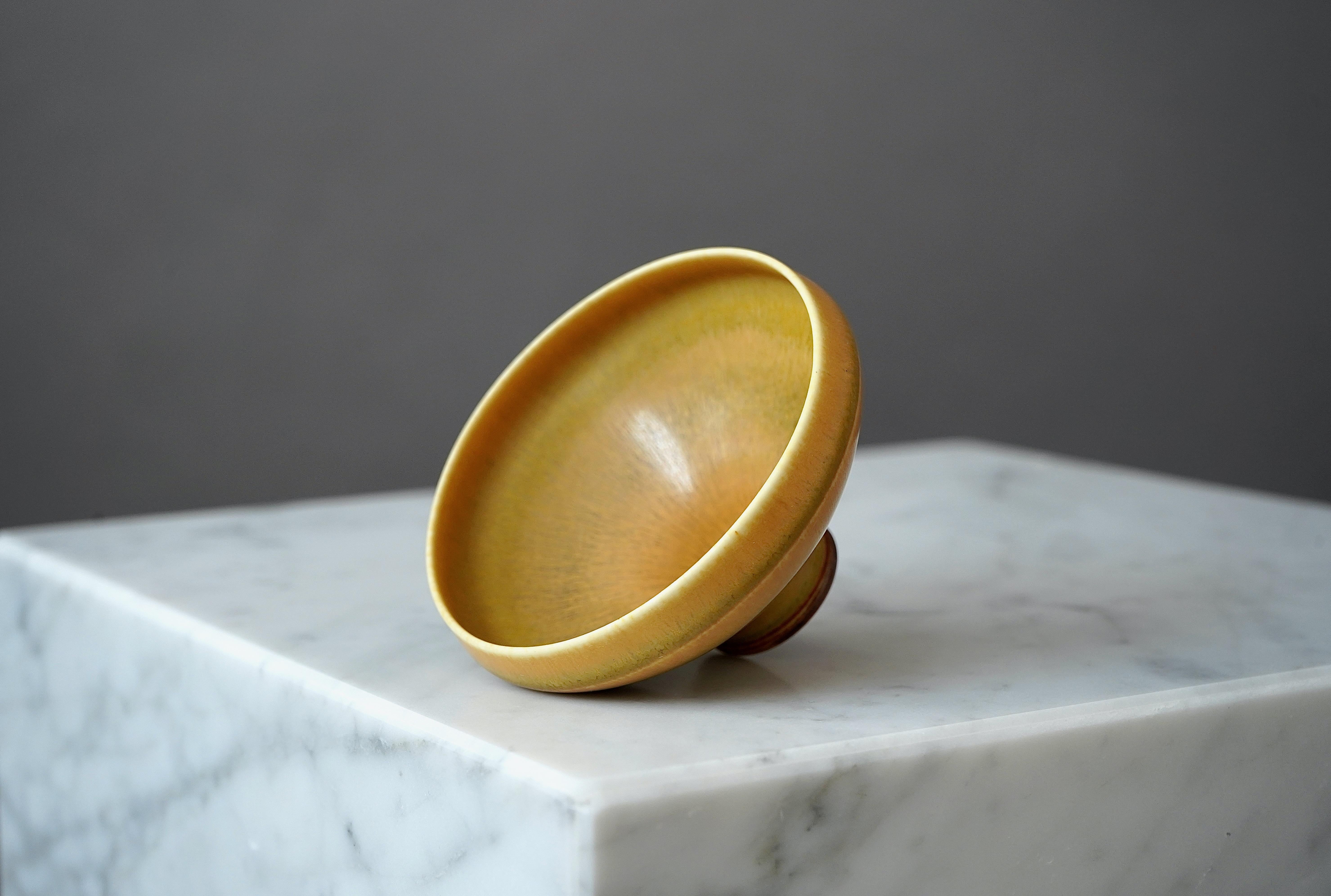 Stoneware Bowl by Berndt Friberg for Gustavsberg, Sweden, 1965 In Good Condition For Sale In Malmö, SE