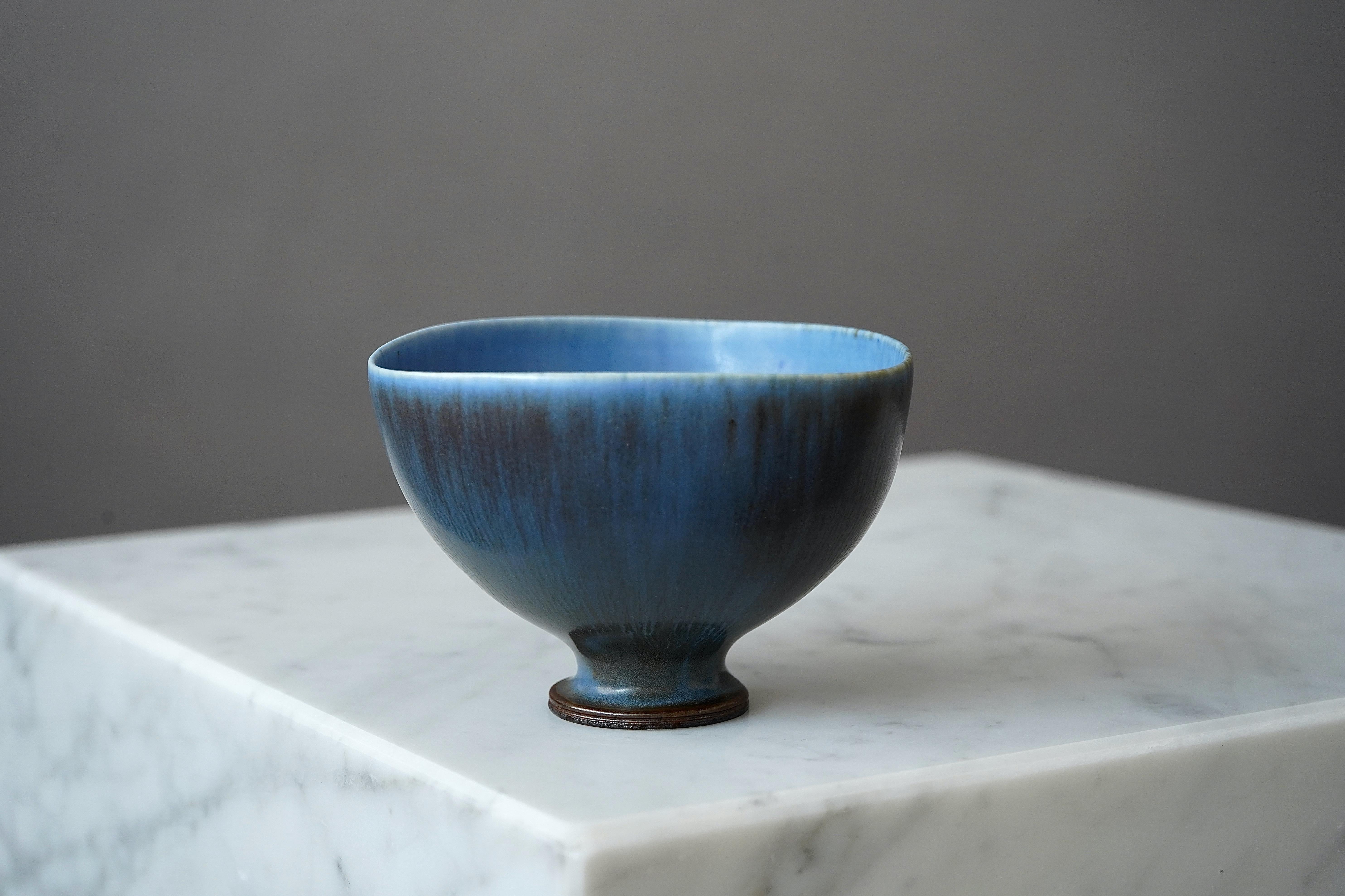 Ceramic Stoneware Bowl by Berndt Friberg for Gustavsberg, Sweden, 1971 For Sale