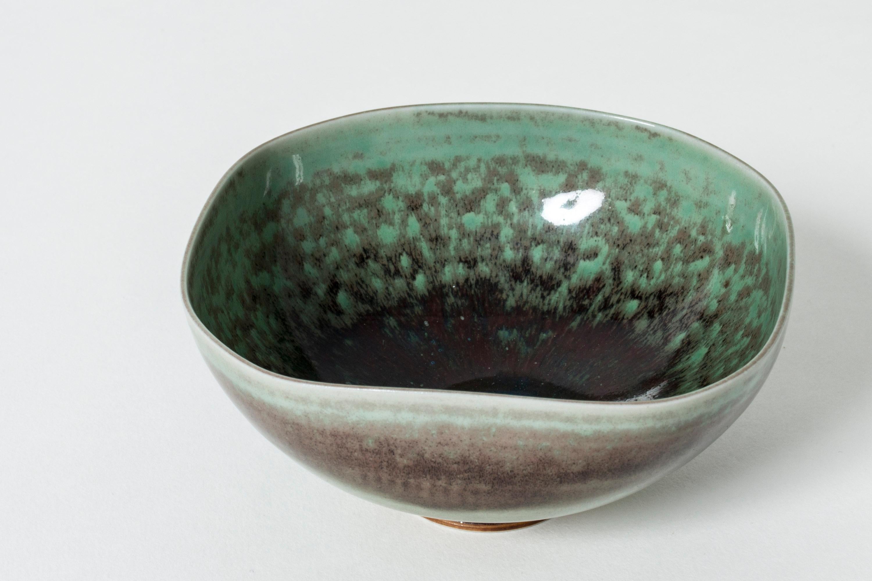 Scandinavian Modern Stoneware Bowl by Berndt Friberg for Gustavsberg, Sweden, 1975
