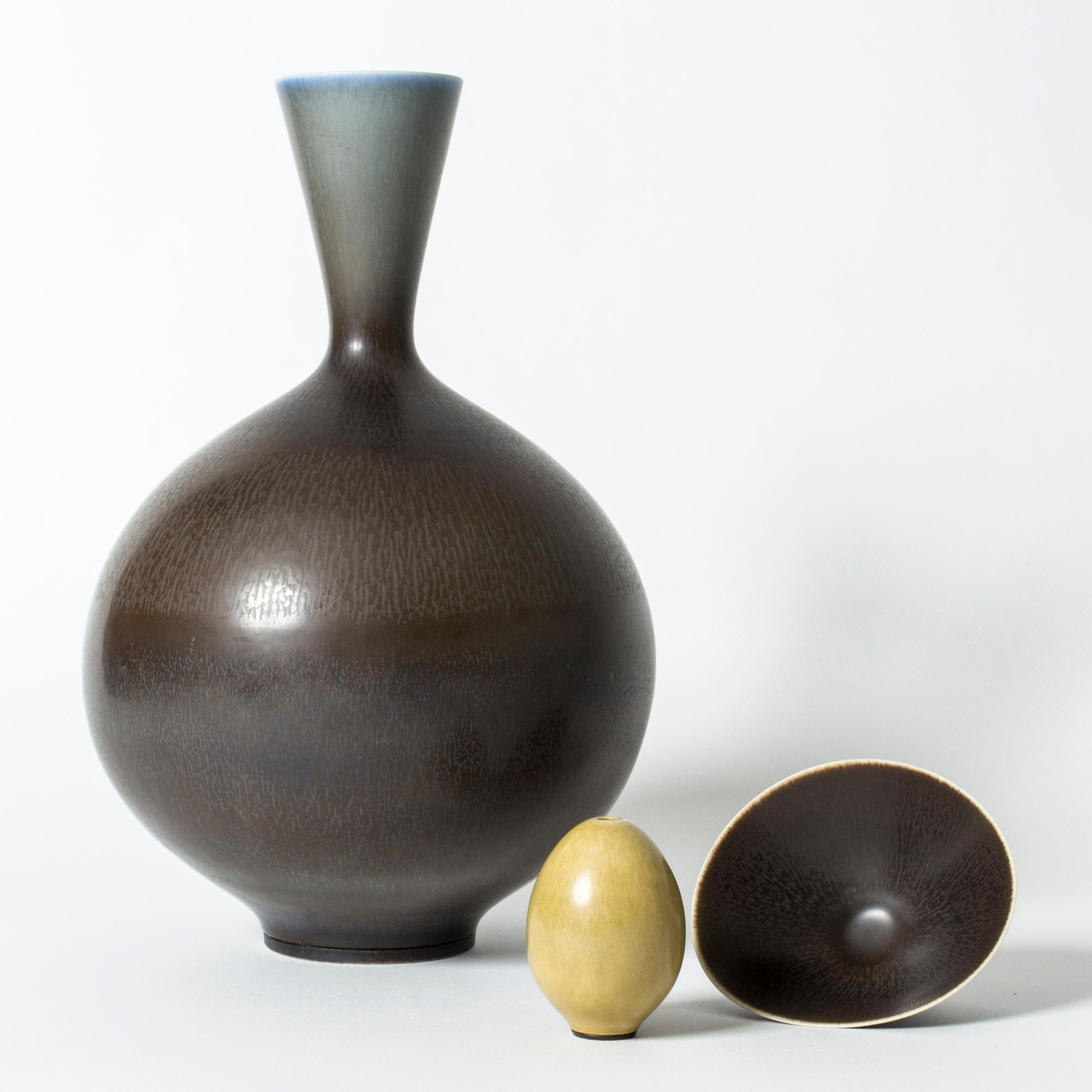 Stoneware Bowl by Berndt Friberg, Gustavsberg, Sweden, 1950s 3