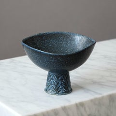 Cuenco de gres de Carl-Harry Stalhane, Rorstrand, Suecia, años 50