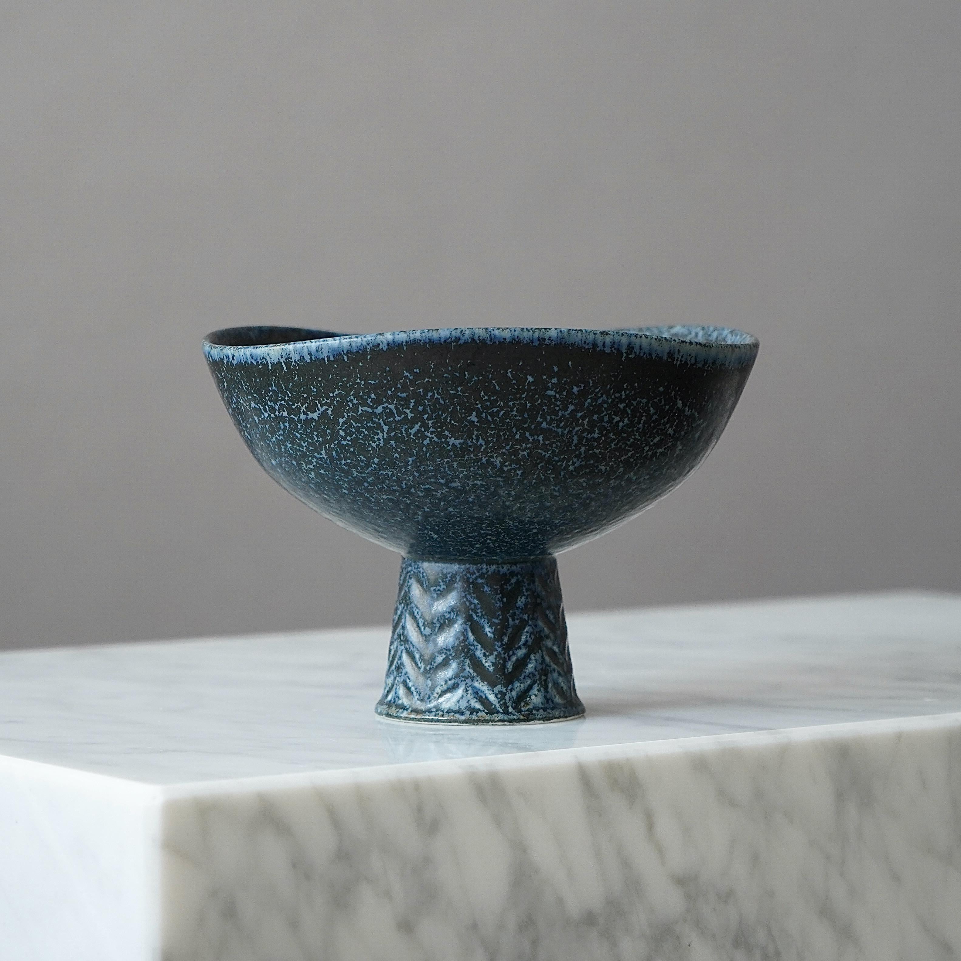 Ceramic Stoneware Bowl by Carl-Harry Stalhane, Rorstrand, Sweden, 1950s