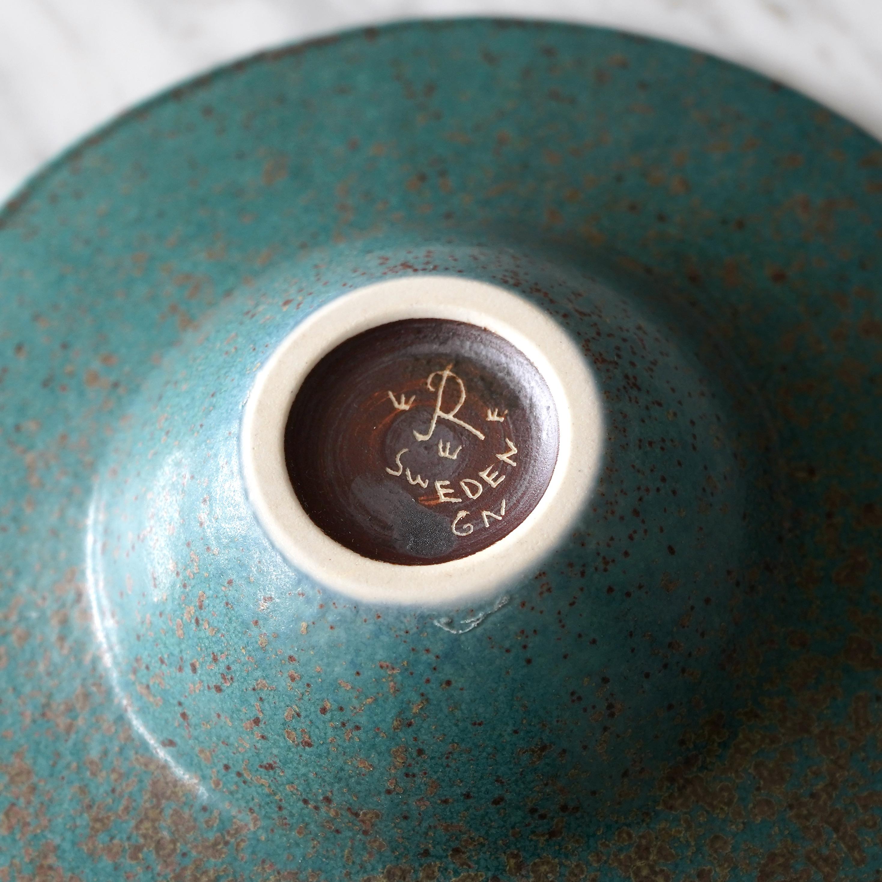 20th Century Stoneware Bowl by Gunnar Nylund for Rorstrand, Sweden, 1950s For Sale