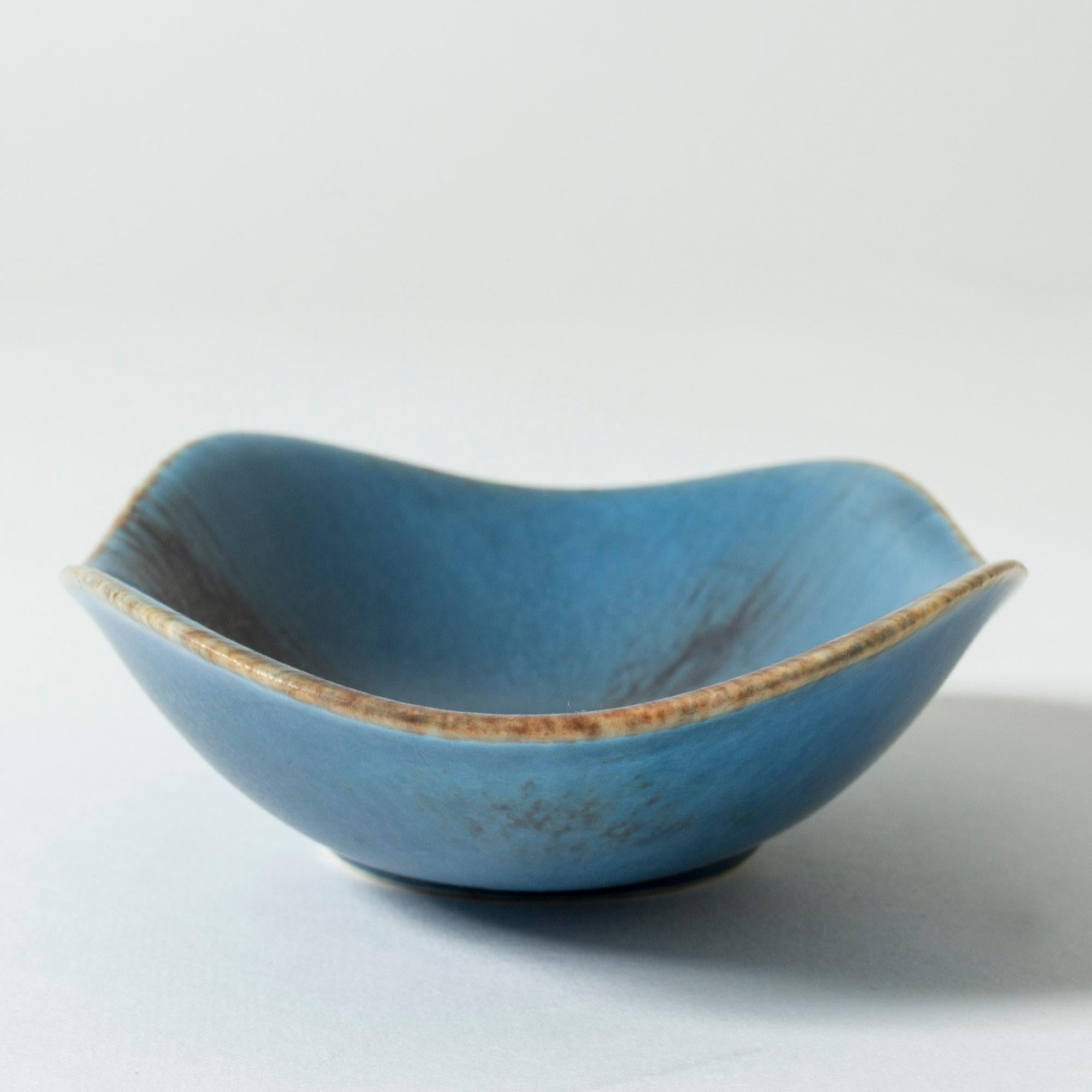 Swedish Stoneware Bowl by Gunnar Nylund, Rörstrand, Sweden, 1940s