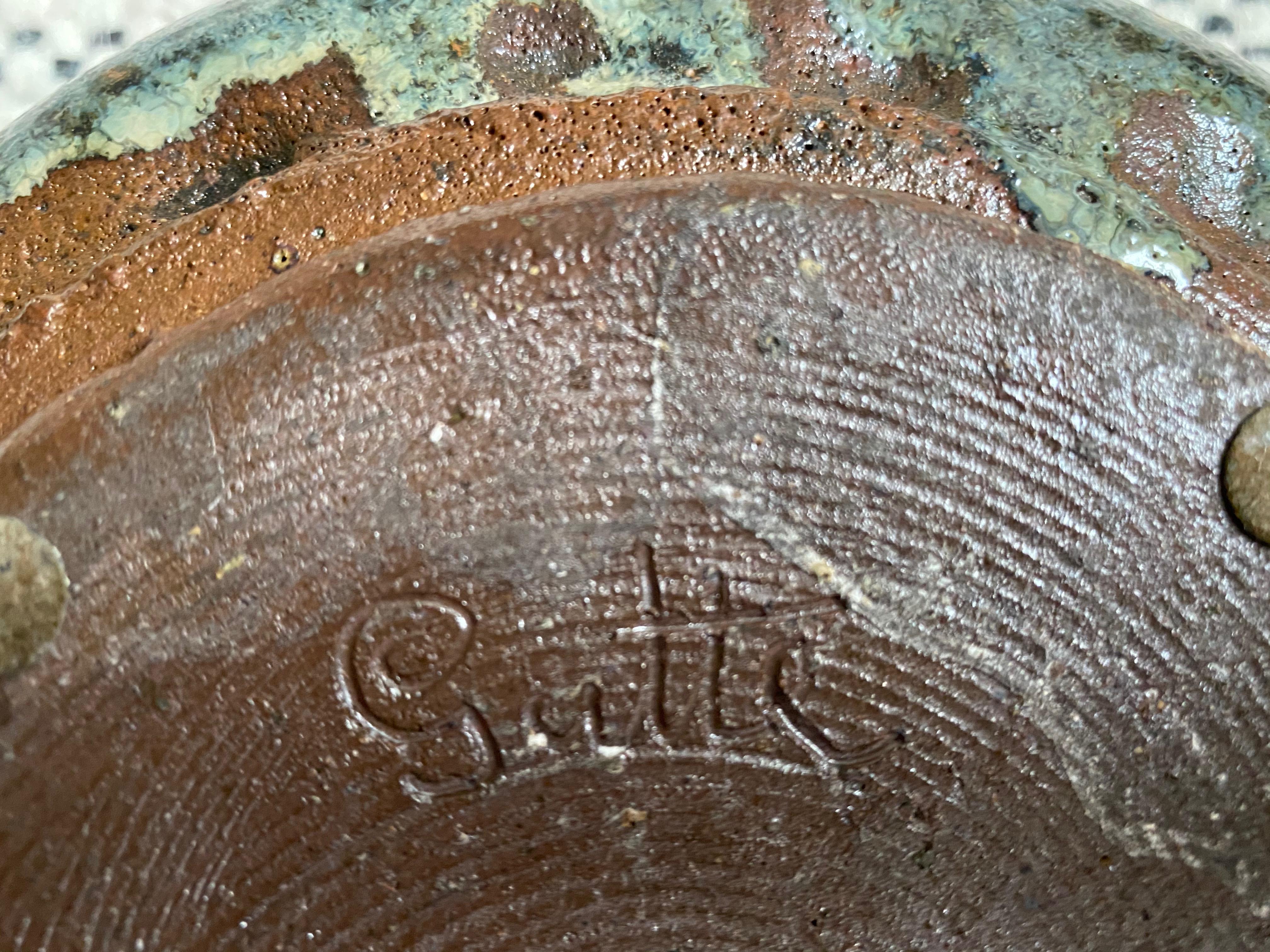 Glazed Stoneware Bowl by Gutte Eriksen