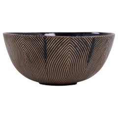 Stoneware bowl in Sung glaze by Axel Salto