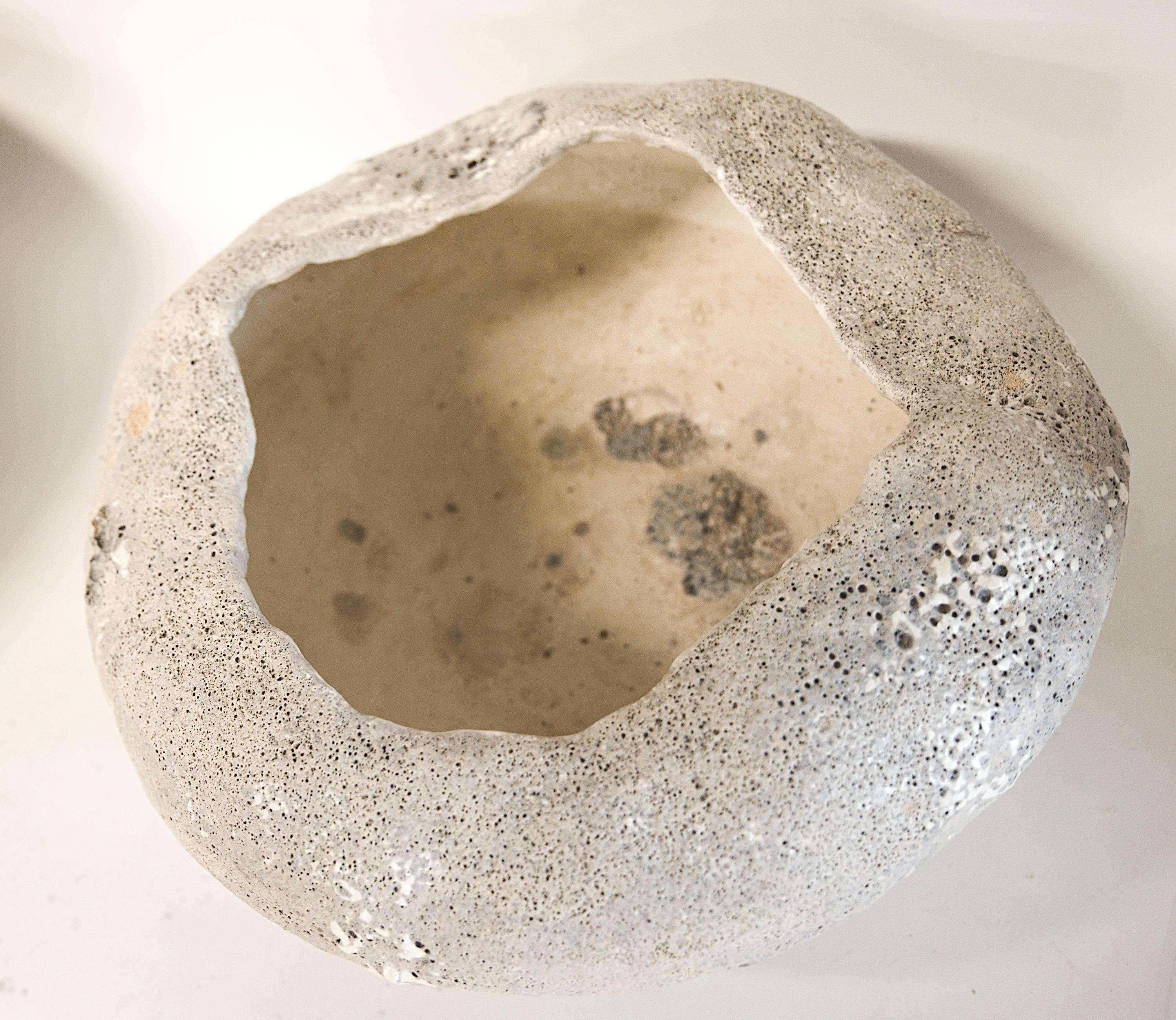Stoneware  Bowl Lava Granite Textured- 16
