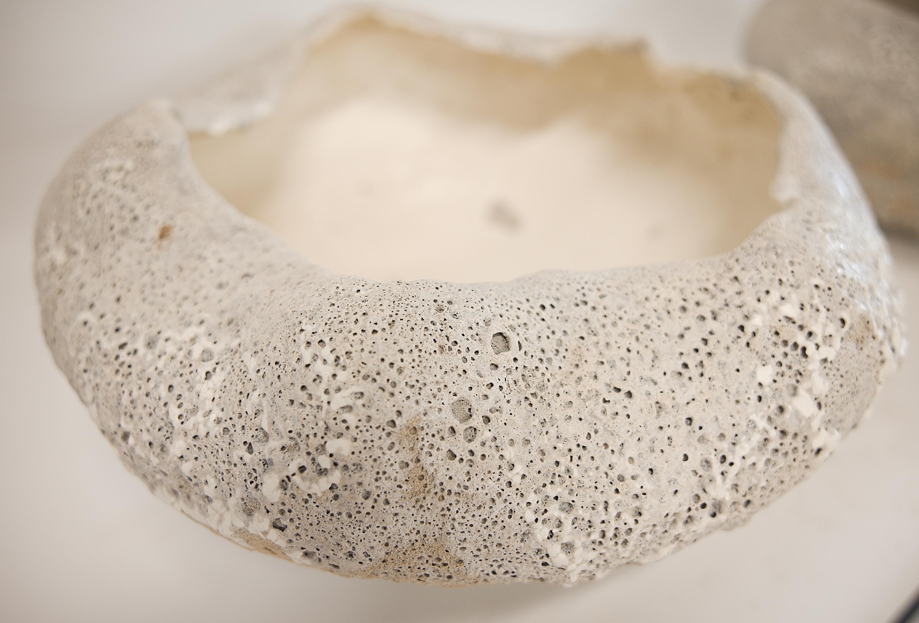 Stoneware  Bowl Lava Granite Textured- 16