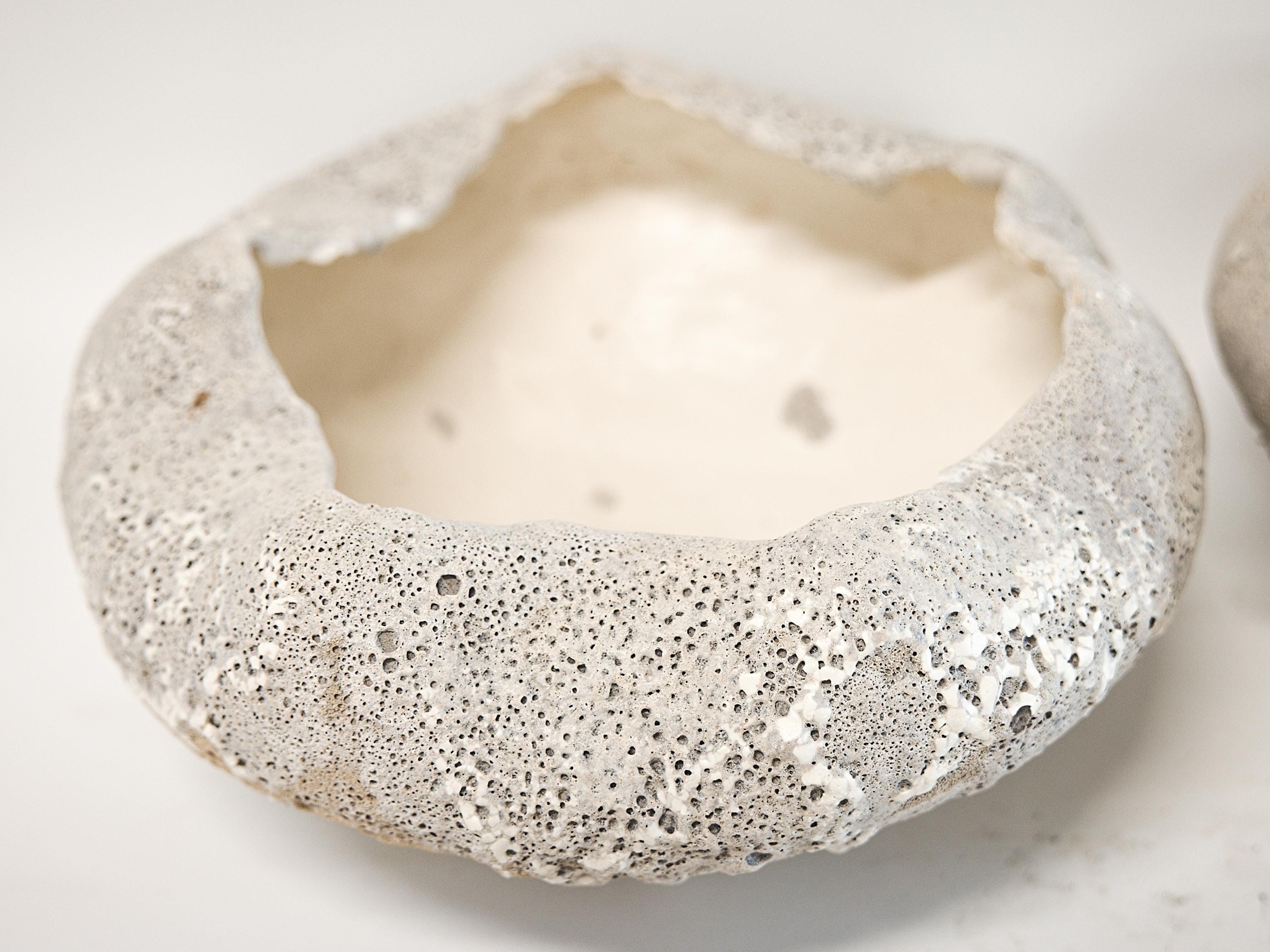 Organique Stoneware  Bowl Lava Granite Textured- 16