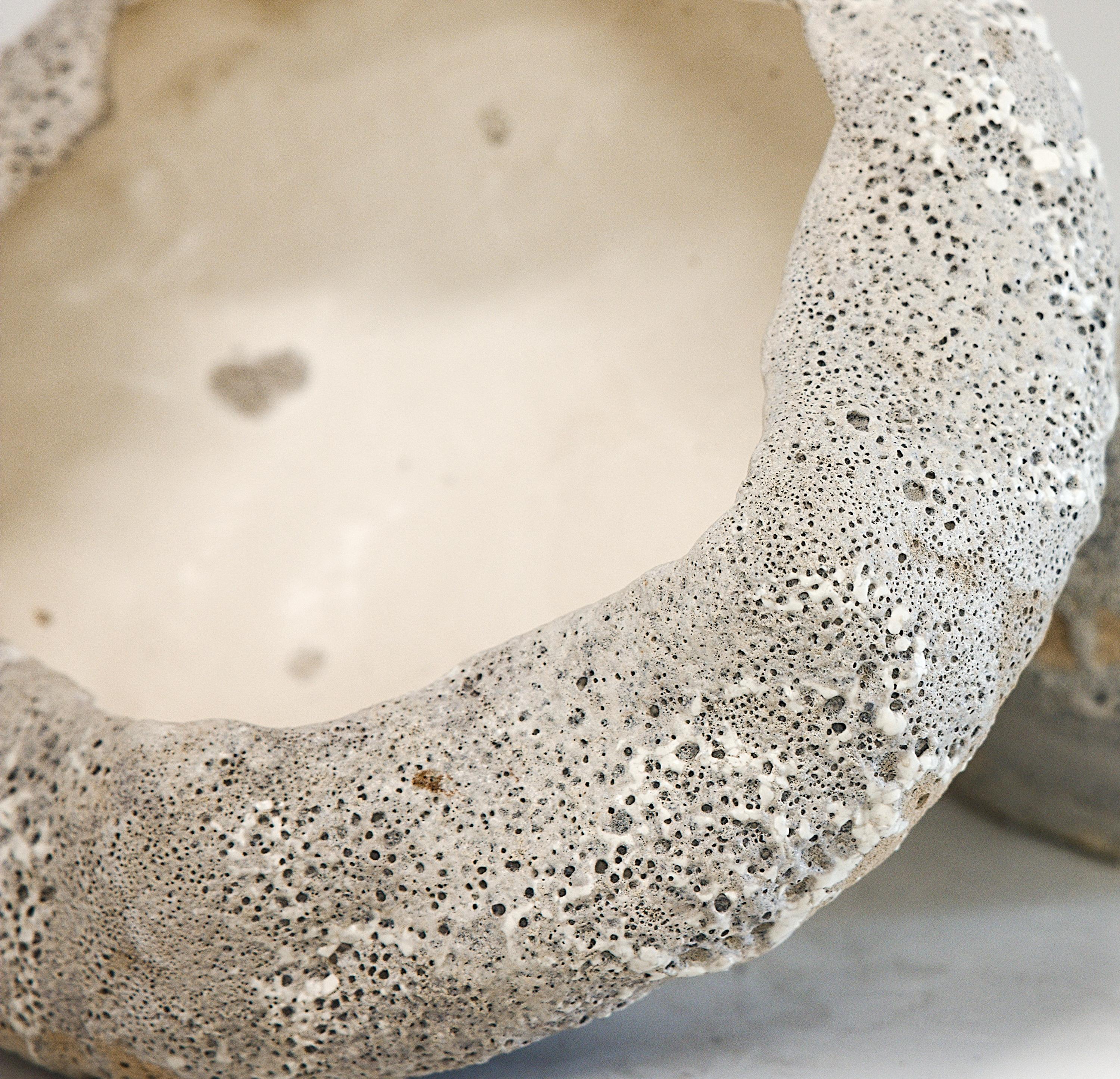 Stoneware  Bowl Lava Granite Textured- 16