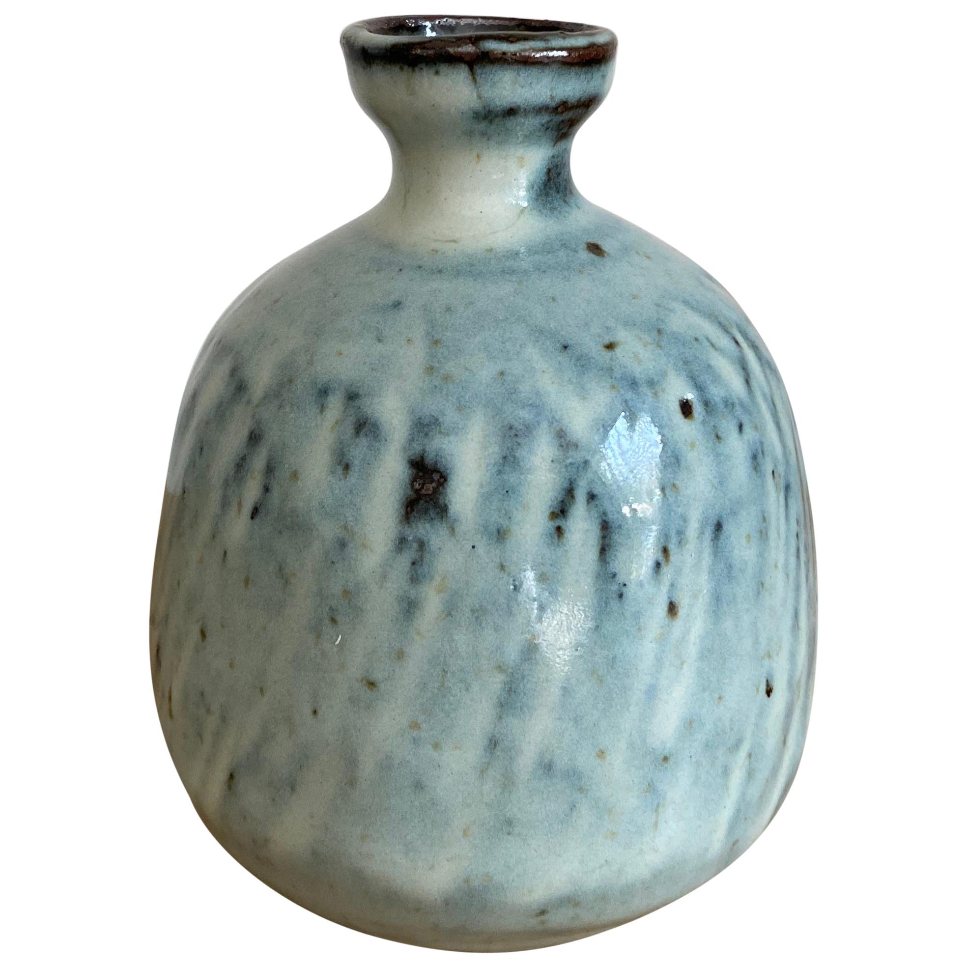 Stoneware Bud Vase by Mats Svensson