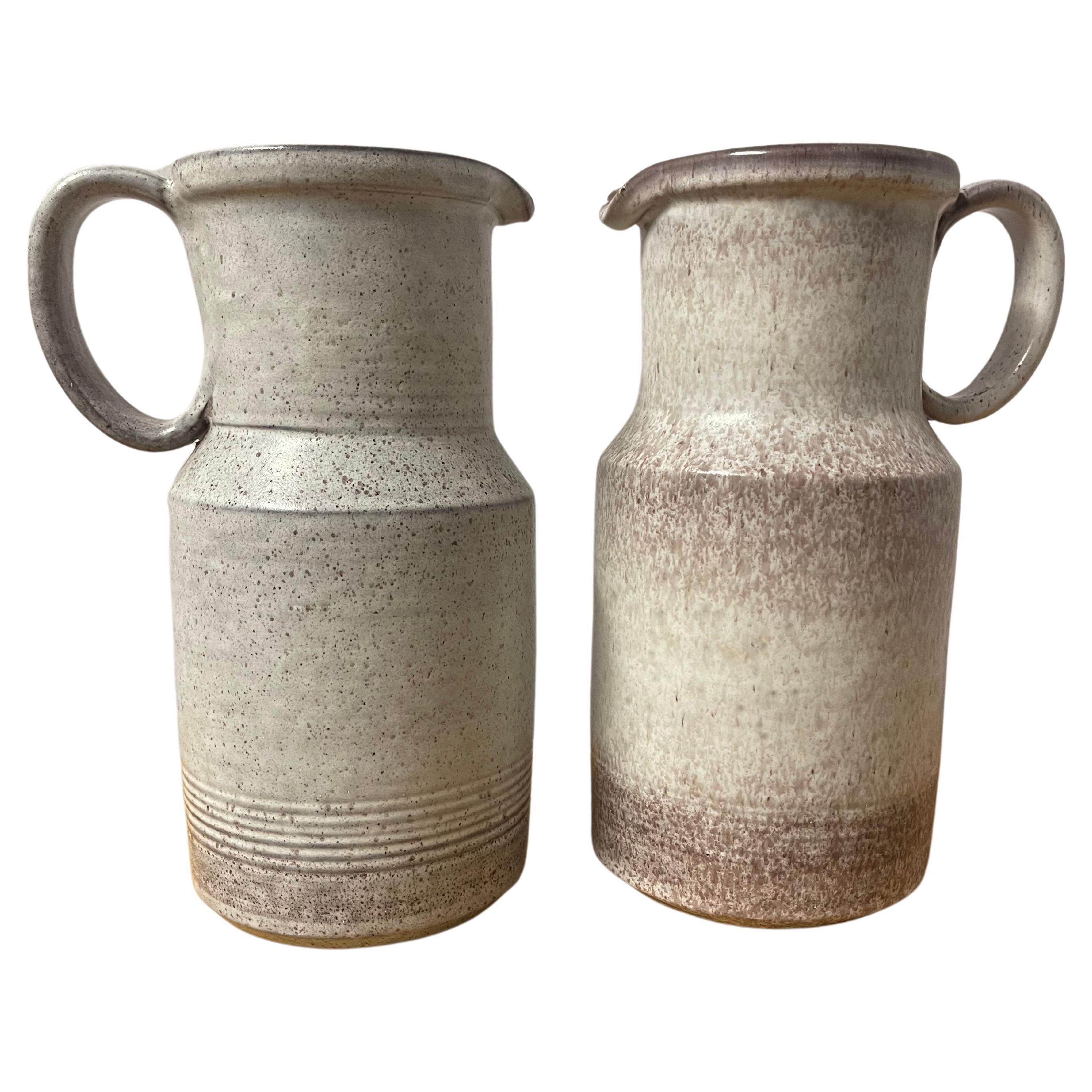 Stoneware Carafes by Alessio Tasca, 1970s, Set of 2 For Sale