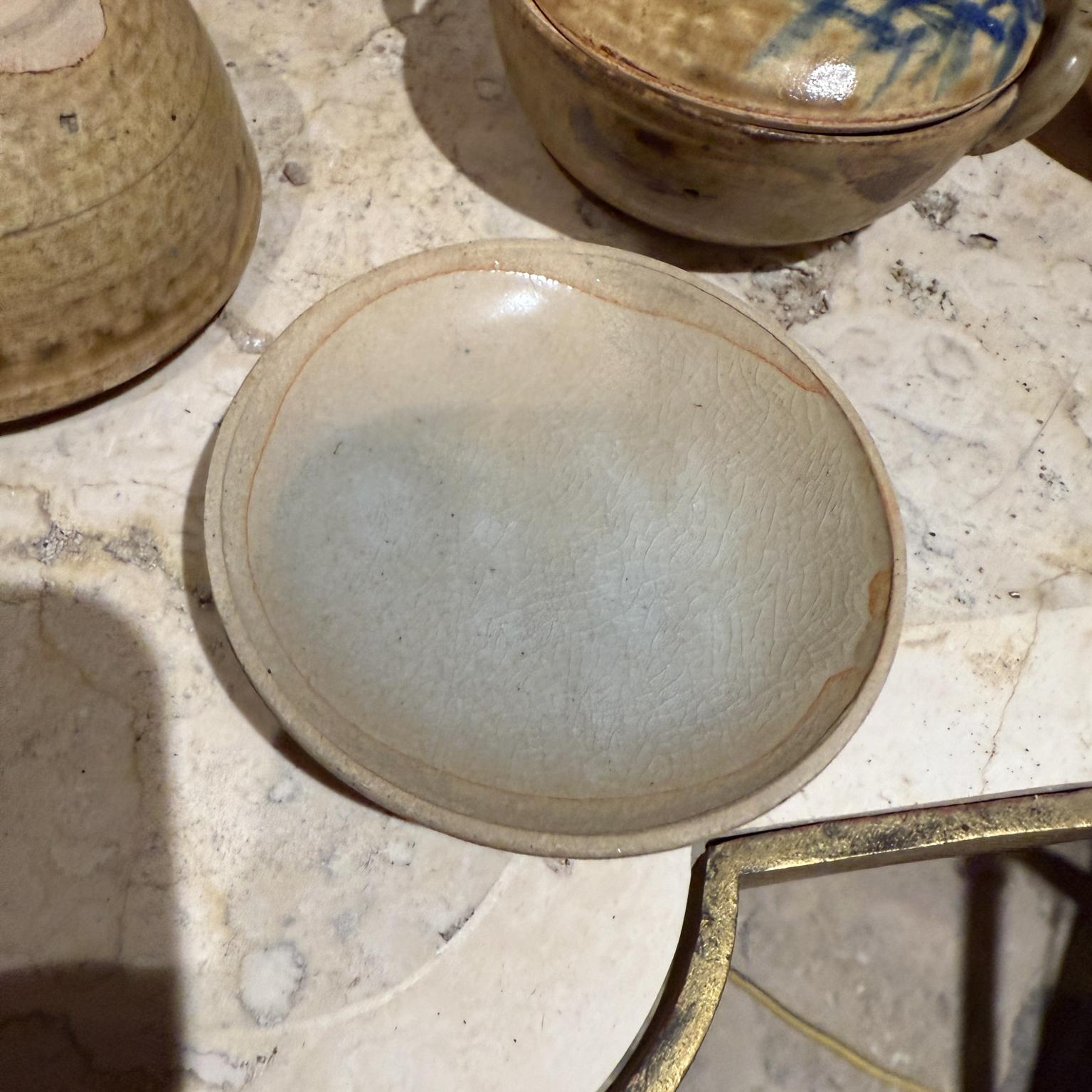 Stoneware Casserole Dishes Japan Set of 3 Vintage Pottery en venta 6