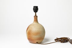 Lampe en céramique de grès d'Alain Magne, vers 1970, La Borne