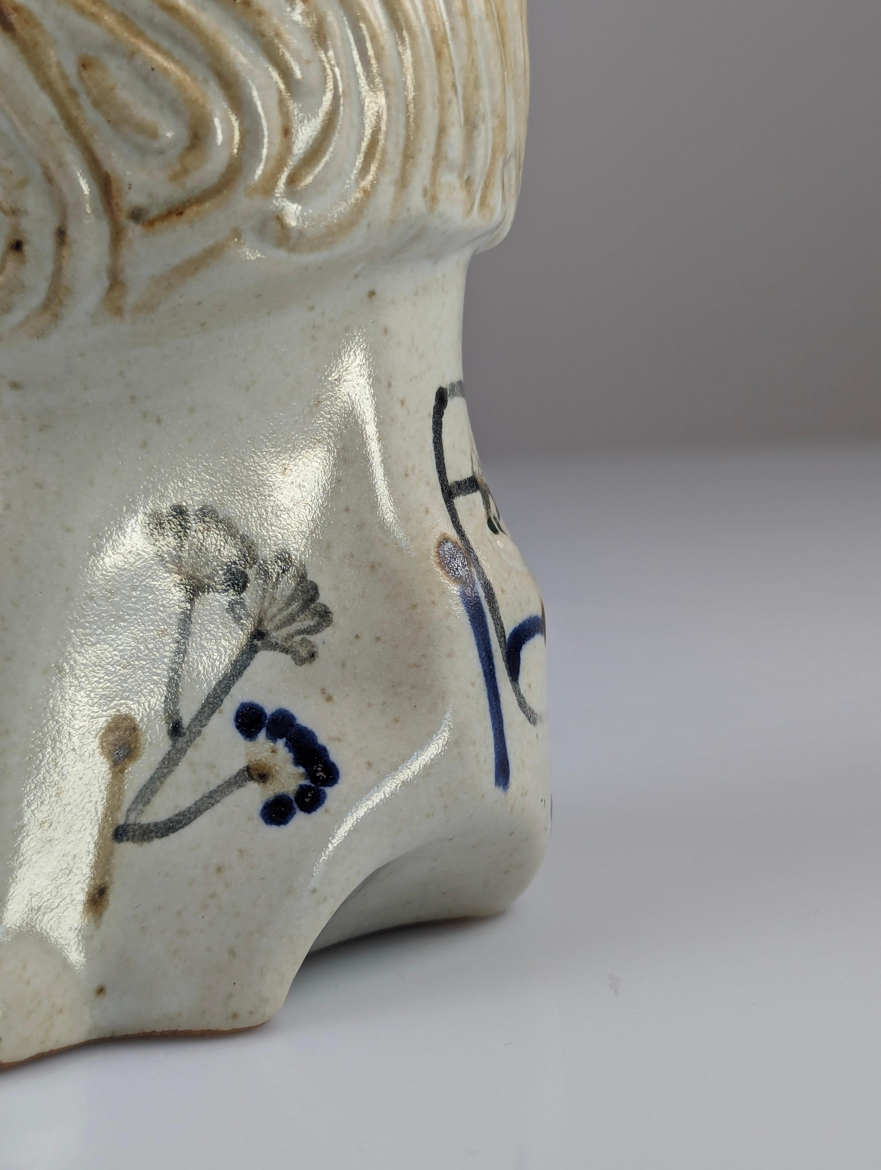 Stoneware Ceramic Lion by Antonio Salvador Orodea for ASO 1980s For Sale 1