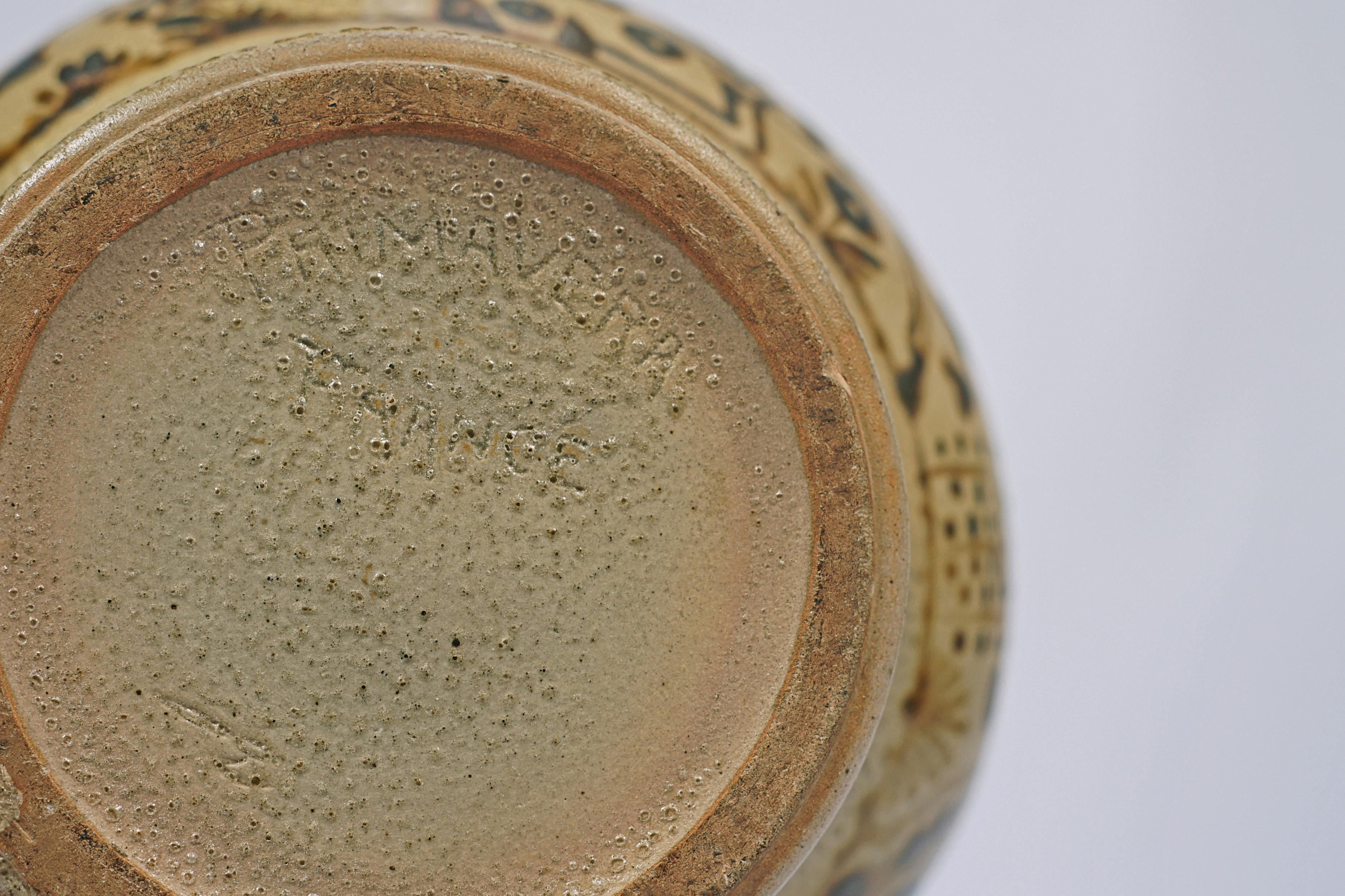 Art Déco Vaso in ceramica Stoneware di Primavera in vendita