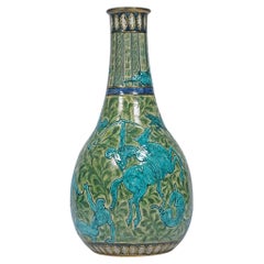Vase en céramique de grès conçu par André Methey