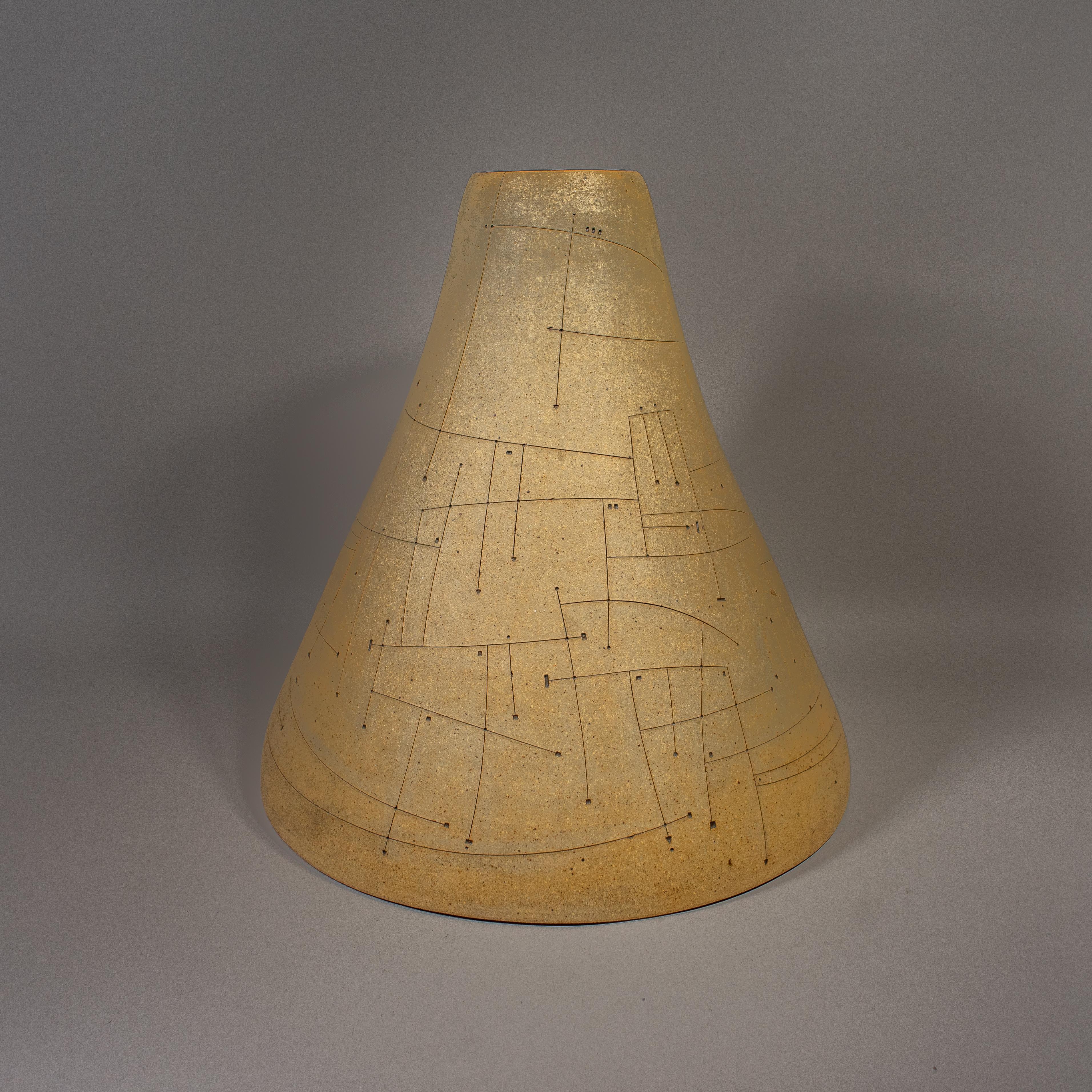 Late 20th Century Gustavo Pérez High Temperature Ceramic Vase